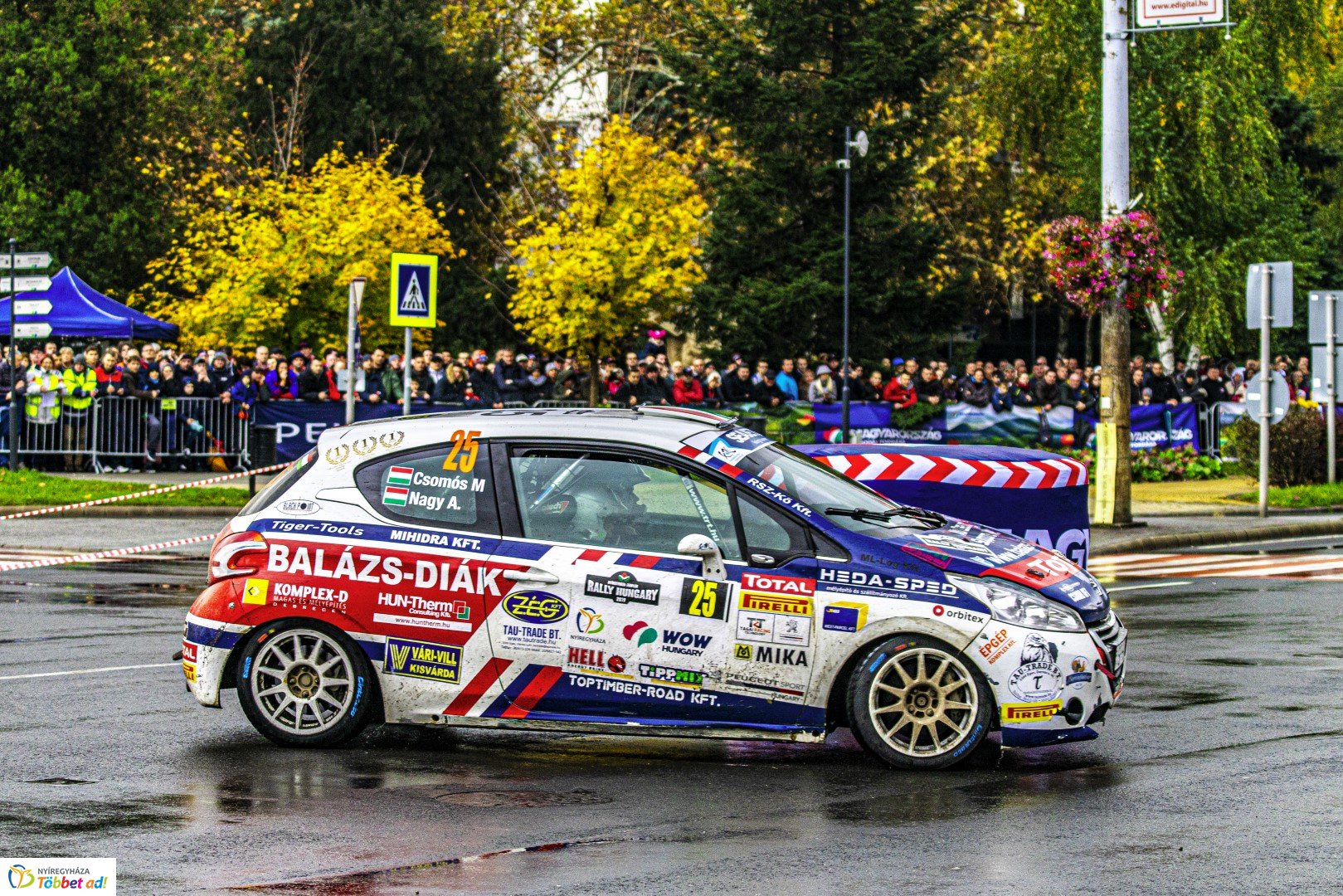 Benzingőz, gumicsikorgás... Ilyen volt a Nyíregyháza Rally EB