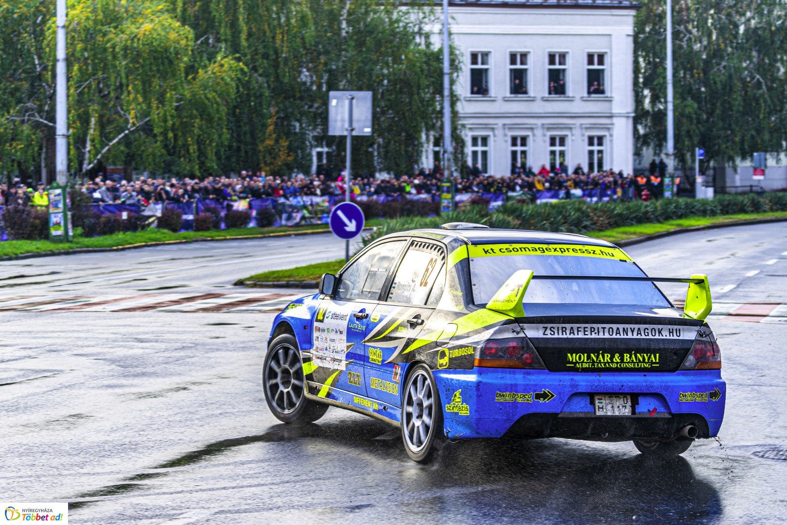 Benzingőz, gumicsikorgás... Ilyen volt a Nyíregyháza Rally EB
