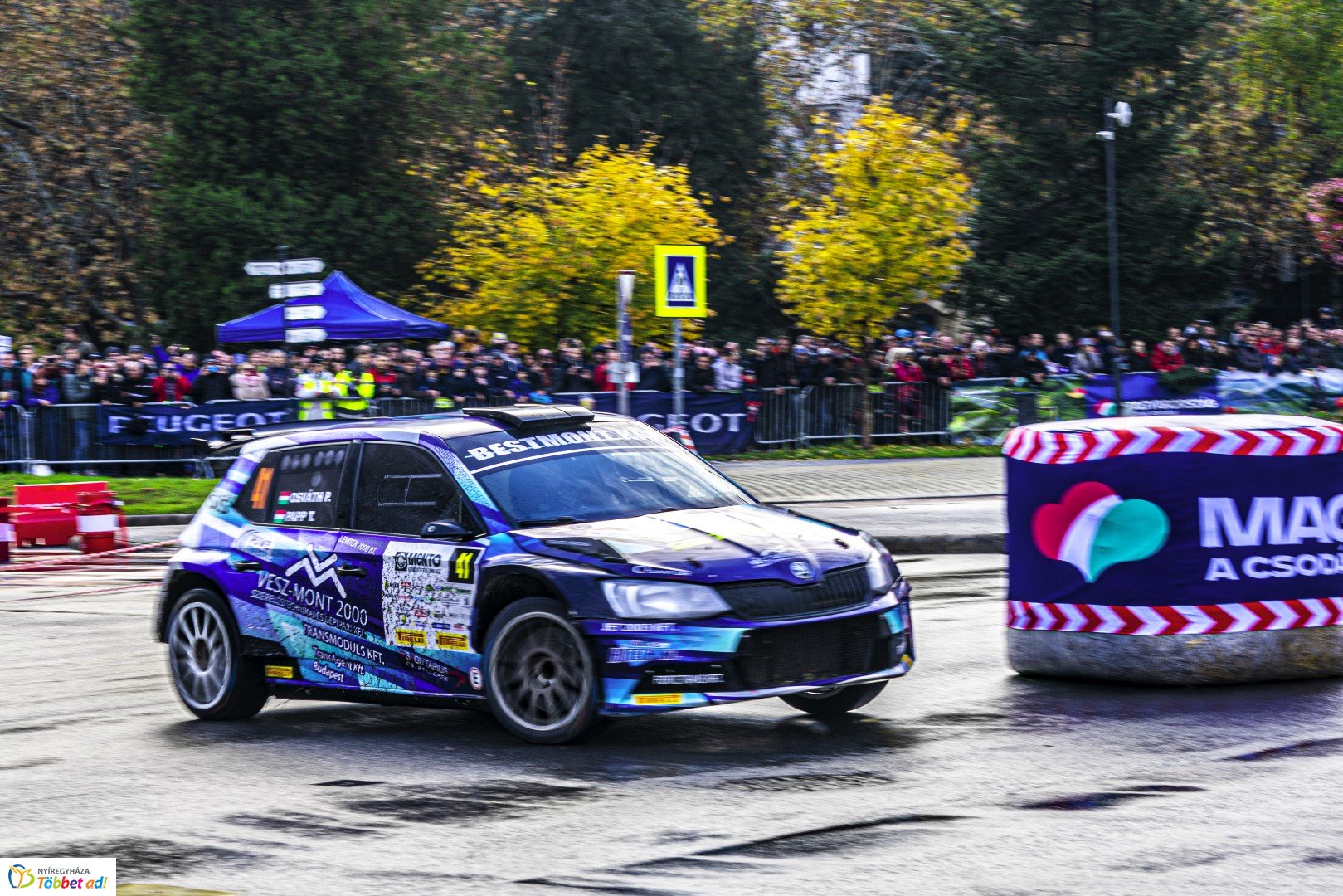Benzingőz, gumicsikorgás... Ilyen volt a Nyíregyháza Rally EB