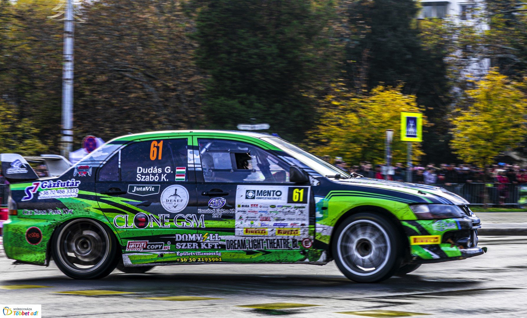 Benzingőz, gumicsikorgás... Ilyen volt a Nyíregyháza Rally EB