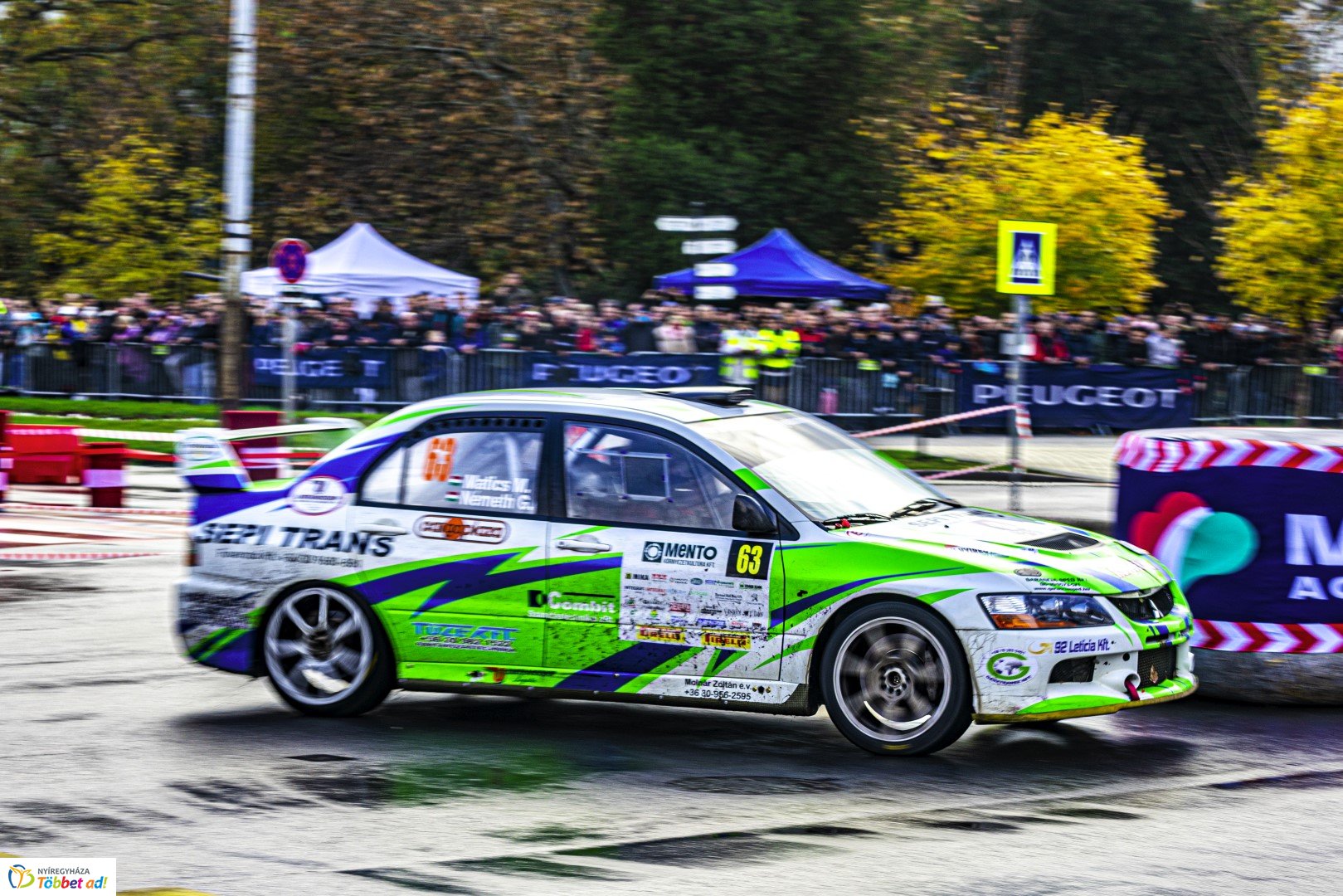 Benzingőz, gumicsikorgás... Ilyen volt a Nyíregyháza Rally EB