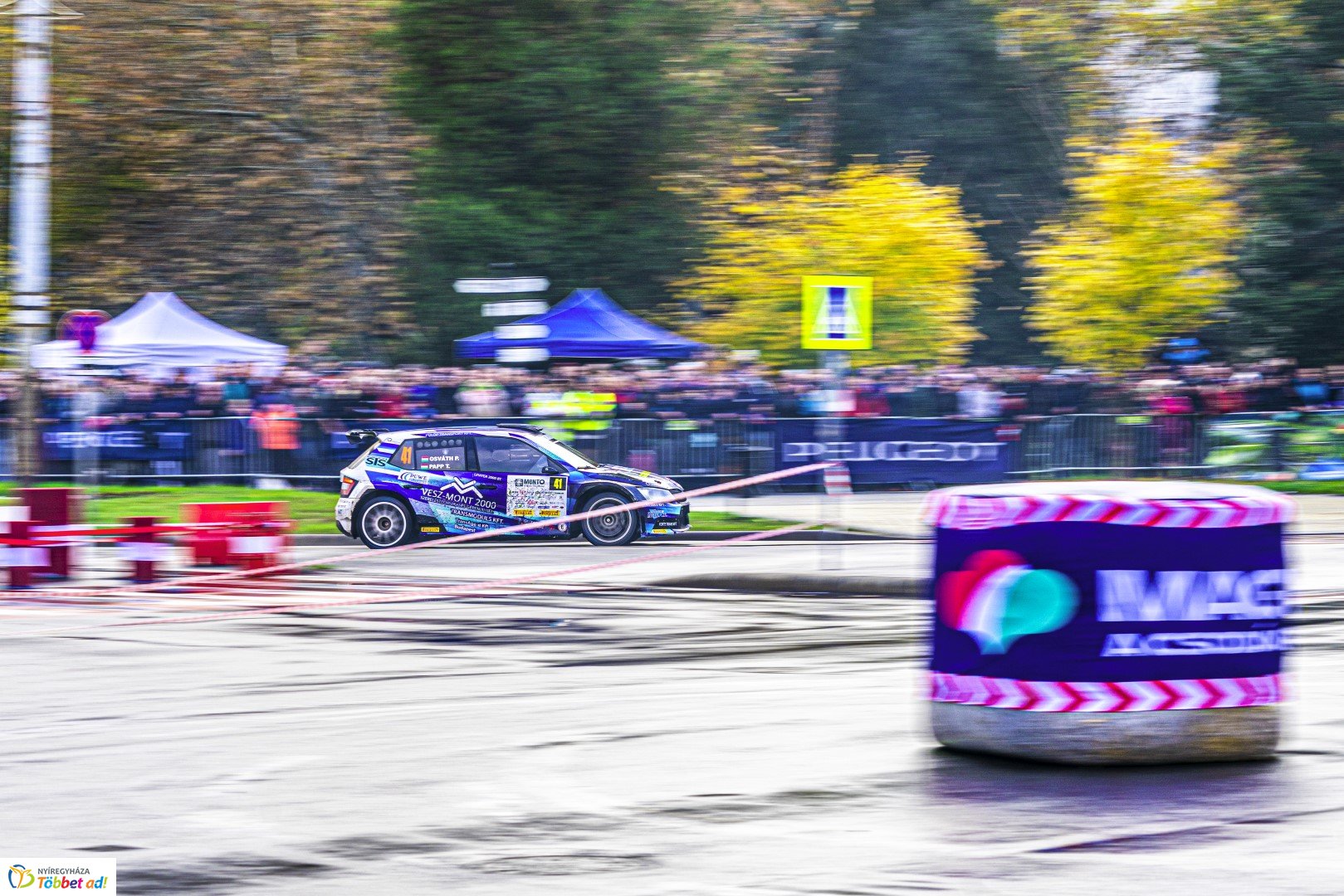 Benzingőz, gumicsikorgás... Ilyen volt a Nyíregyháza Rally EB