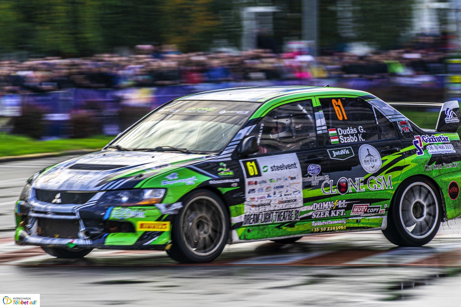 Benzingőz, gumicsikorgás... Ilyen volt a Nyíregyháza Rally EB