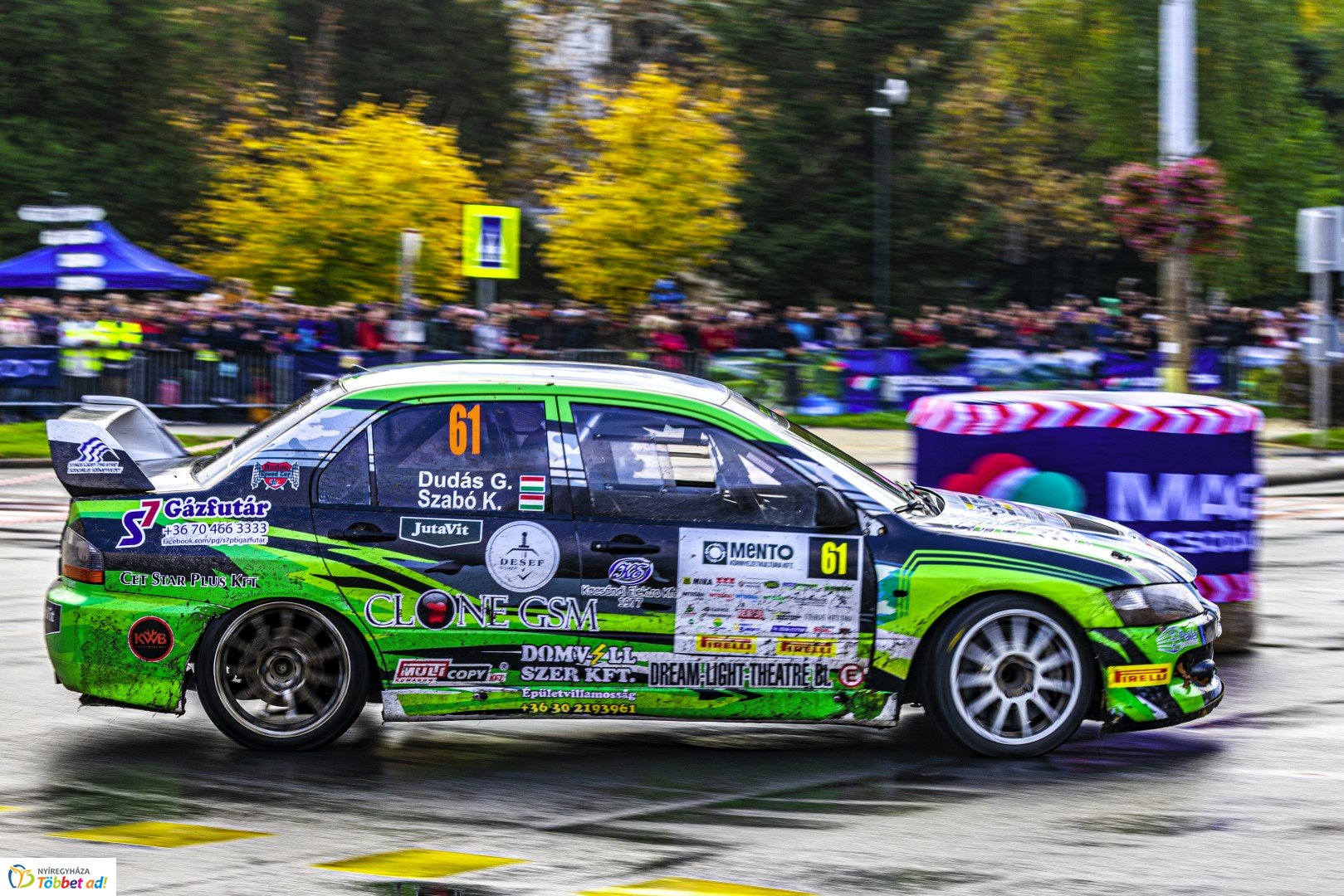 Benzingőz, gumicsikorgás... Ilyen volt a Nyíregyháza Rally EB
