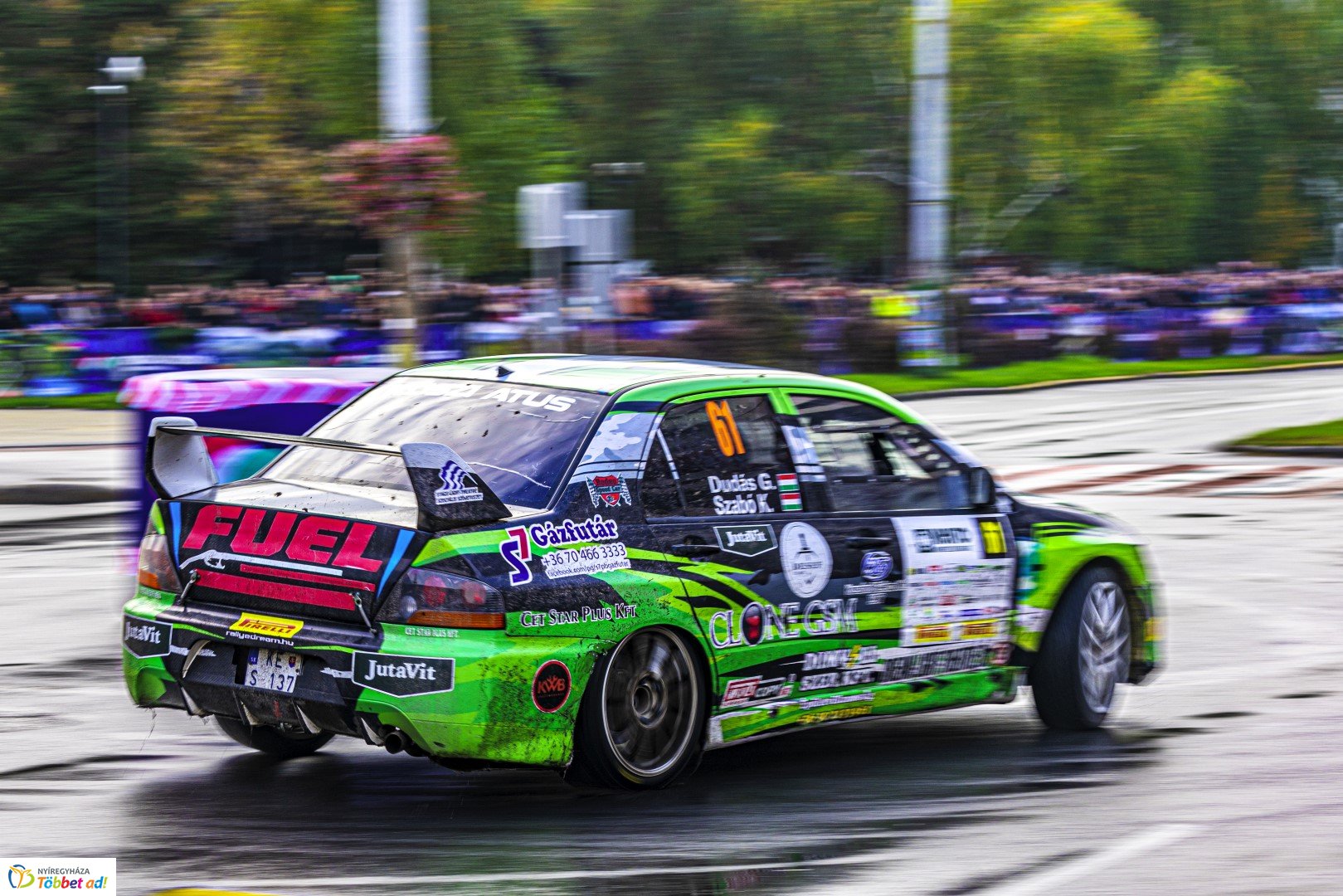 Benzingőz, gumicsikorgás... Ilyen volt a Nyíregyháza Rally EB
