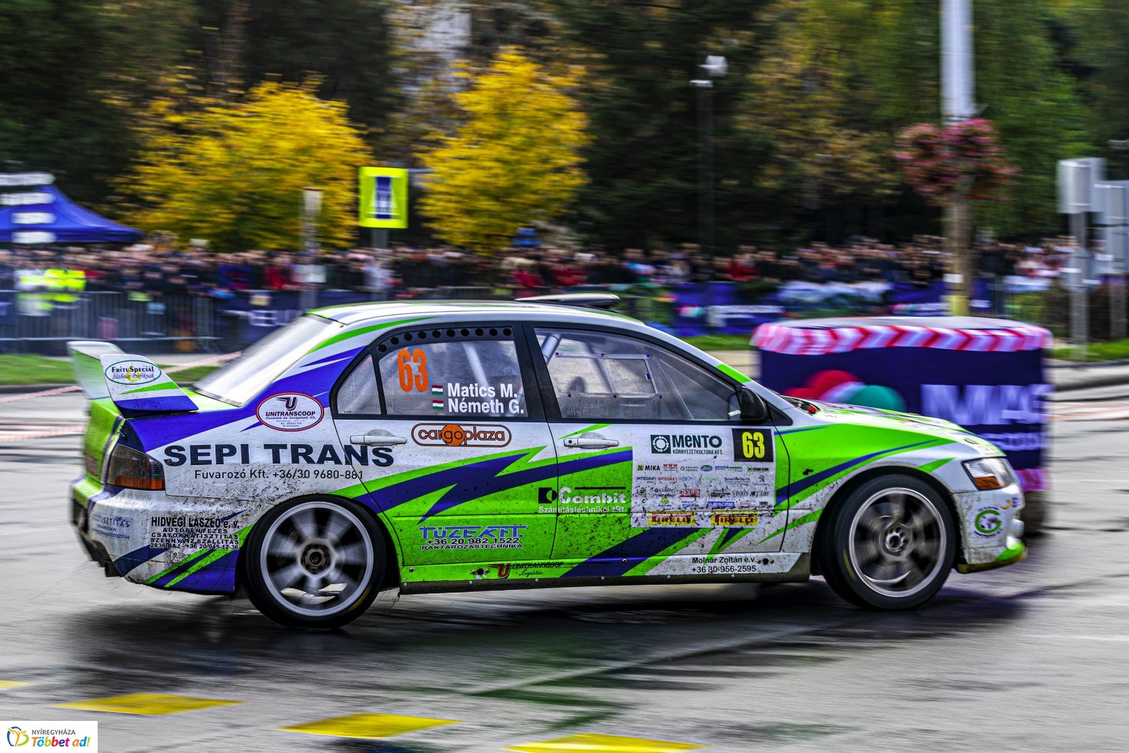 Benzingőz, gumicsikorgás... Ilyen volt a Nyíregyháza Rally EB