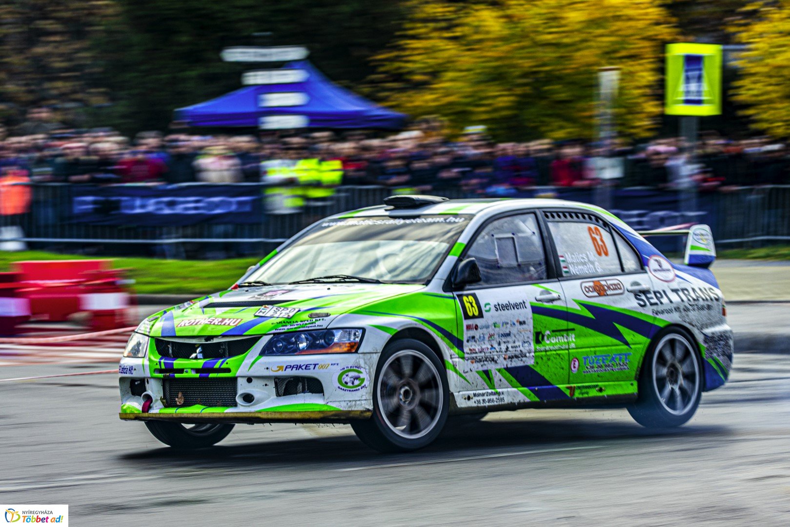 Benzingőz, gumicsikorgás... Ilyen volt a Nyíregyháza Rally EB