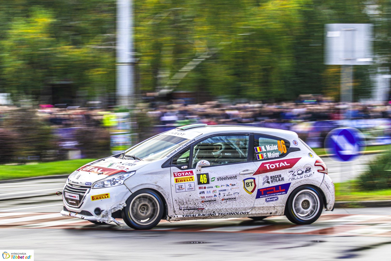 Benzingőz, gumicsikorgás... Ilyen volt a Nyíregyháza Rally EB