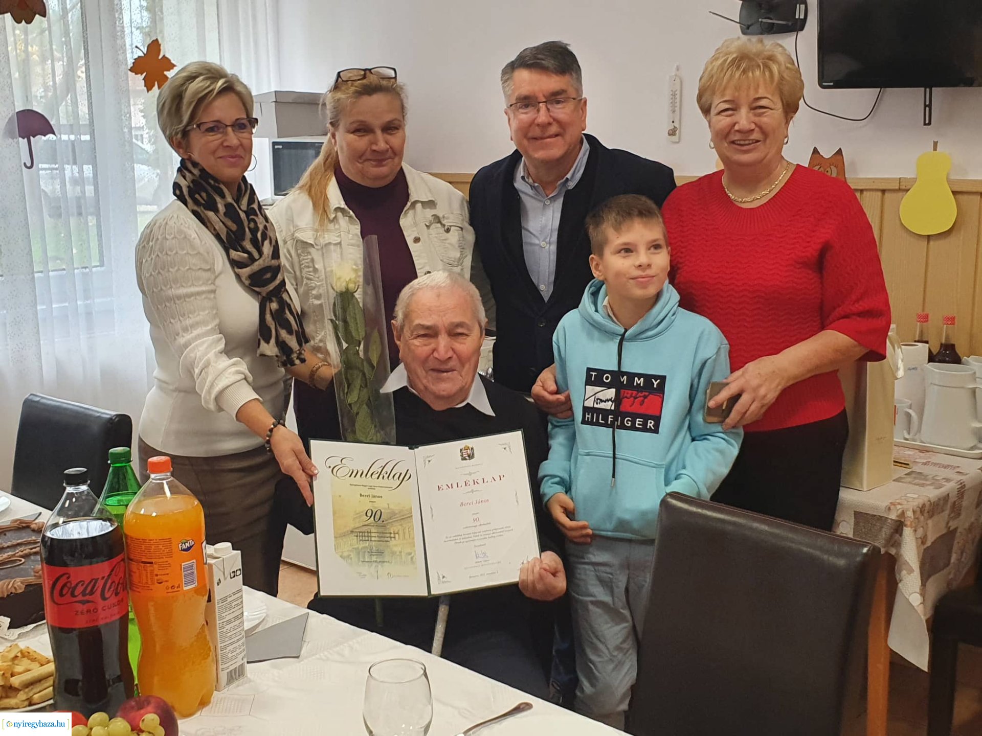 Berei Jánost 90. születésnapja alkalmából köszöntötték