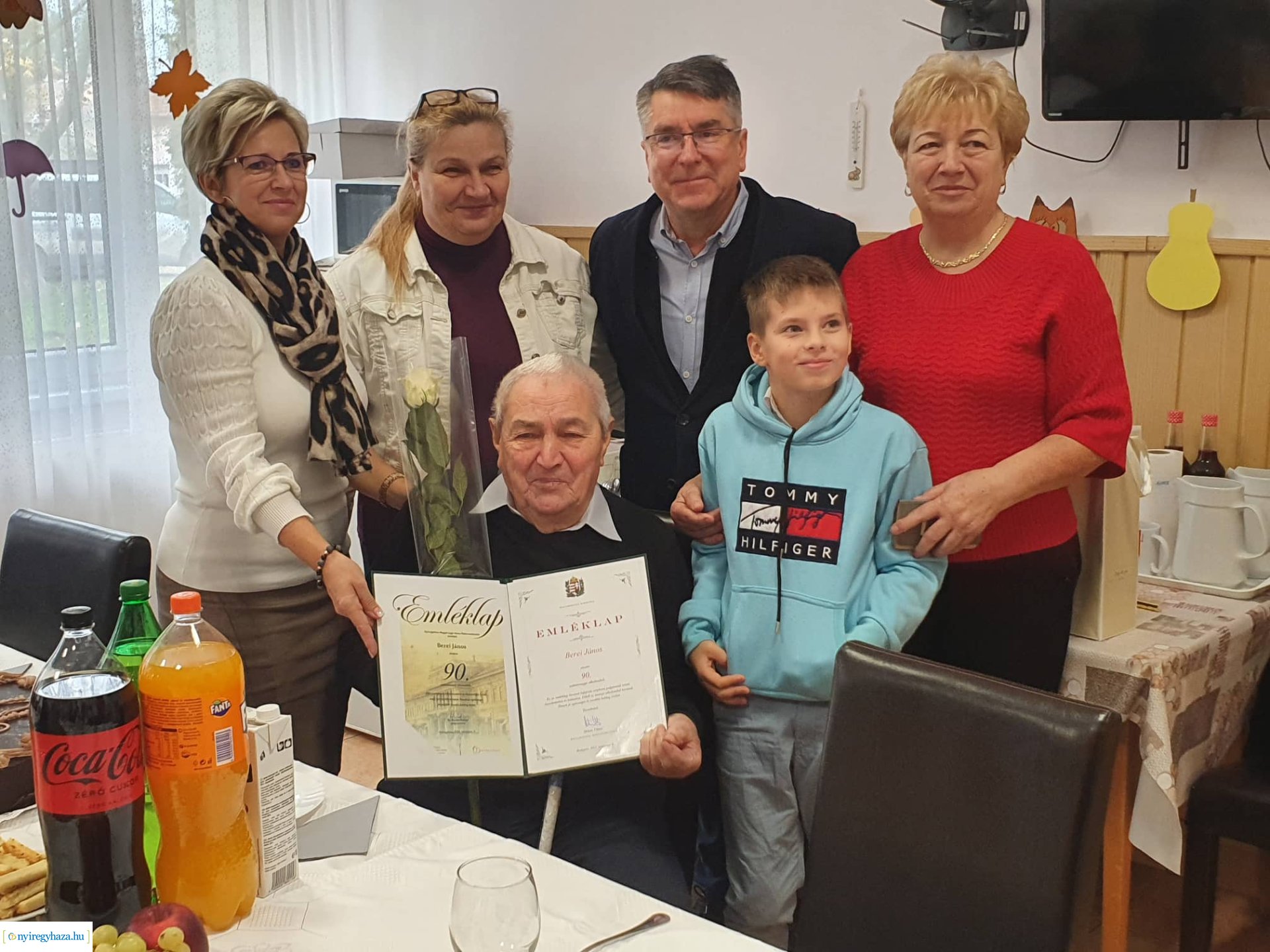 Berei Jánost 90. születésnapja alkalmából köszöntötték
