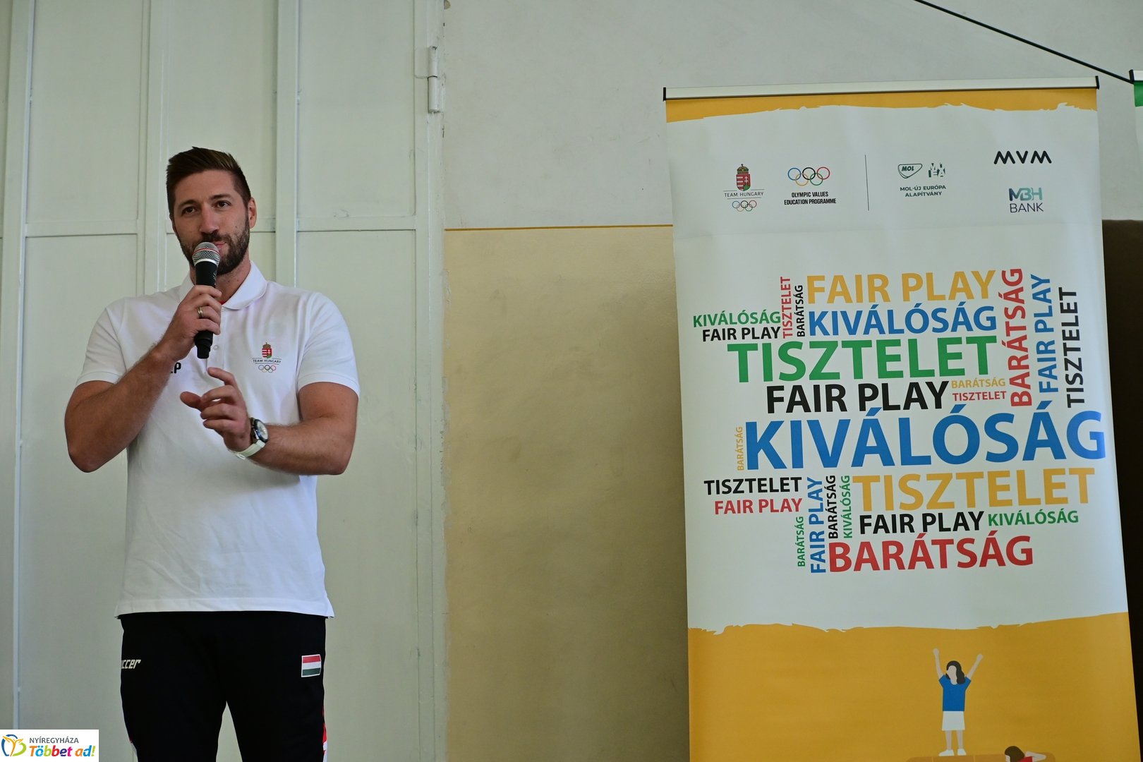 Berki Krisztián olimpikon a Kossuth Lajos gimnáziumban - 2026