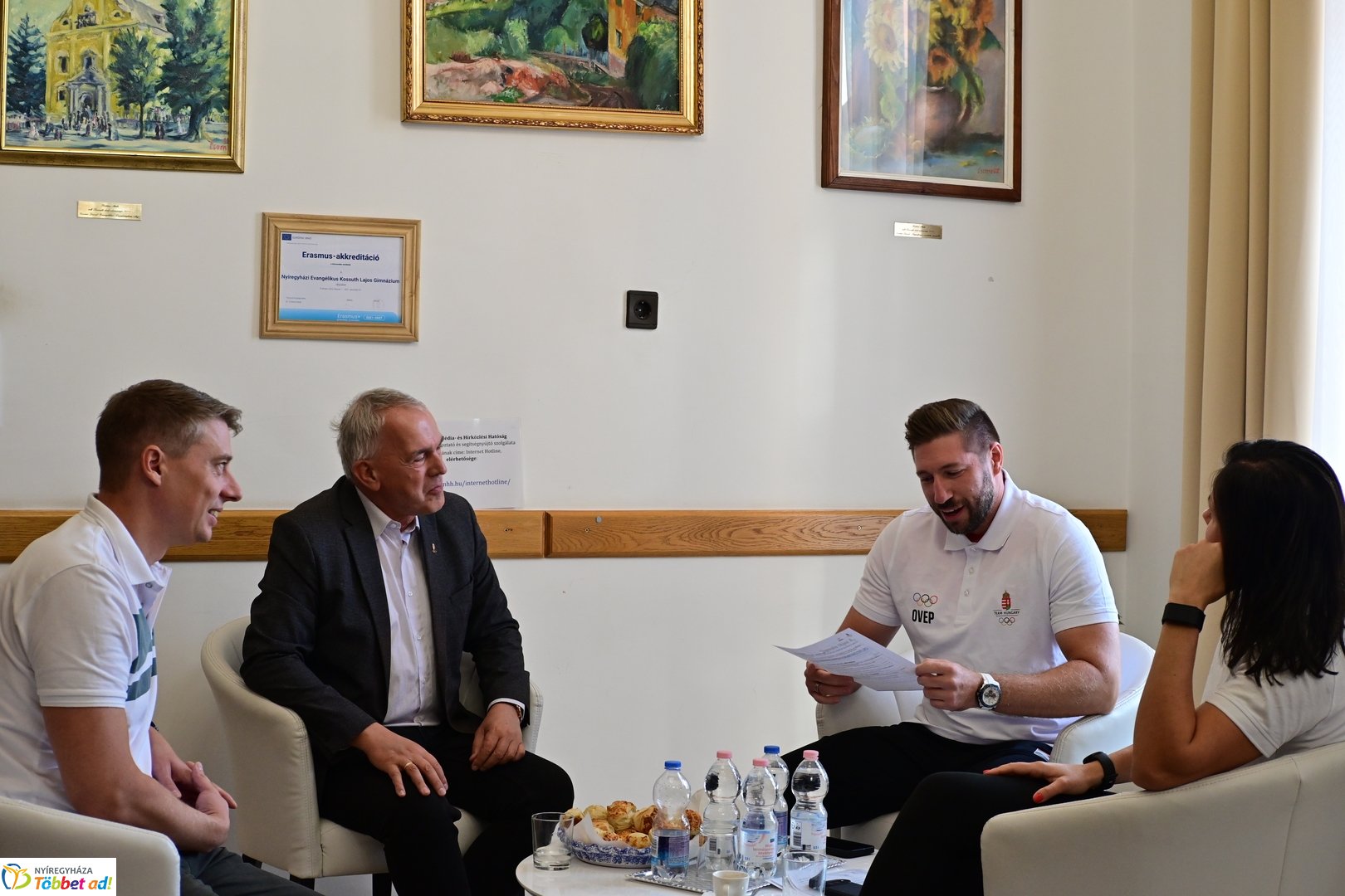 Berki Krisztián olimpikon a Kossuth Lajos gimnáziumban - 2026