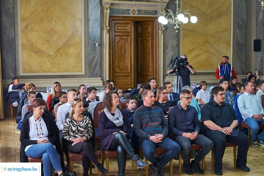 Birkózói díjak a Városházán