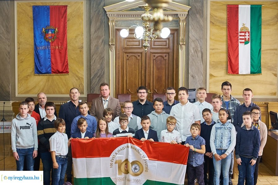 Birkózói díjak a Városházán