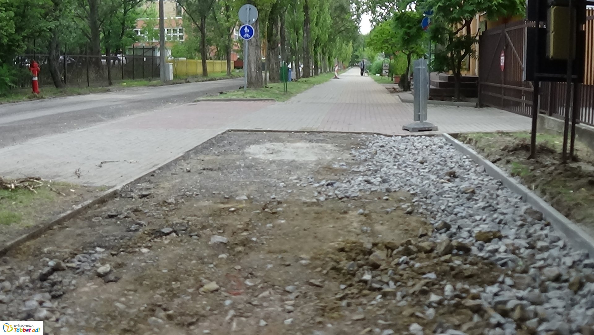 Blaha Lujza sétány felújítása