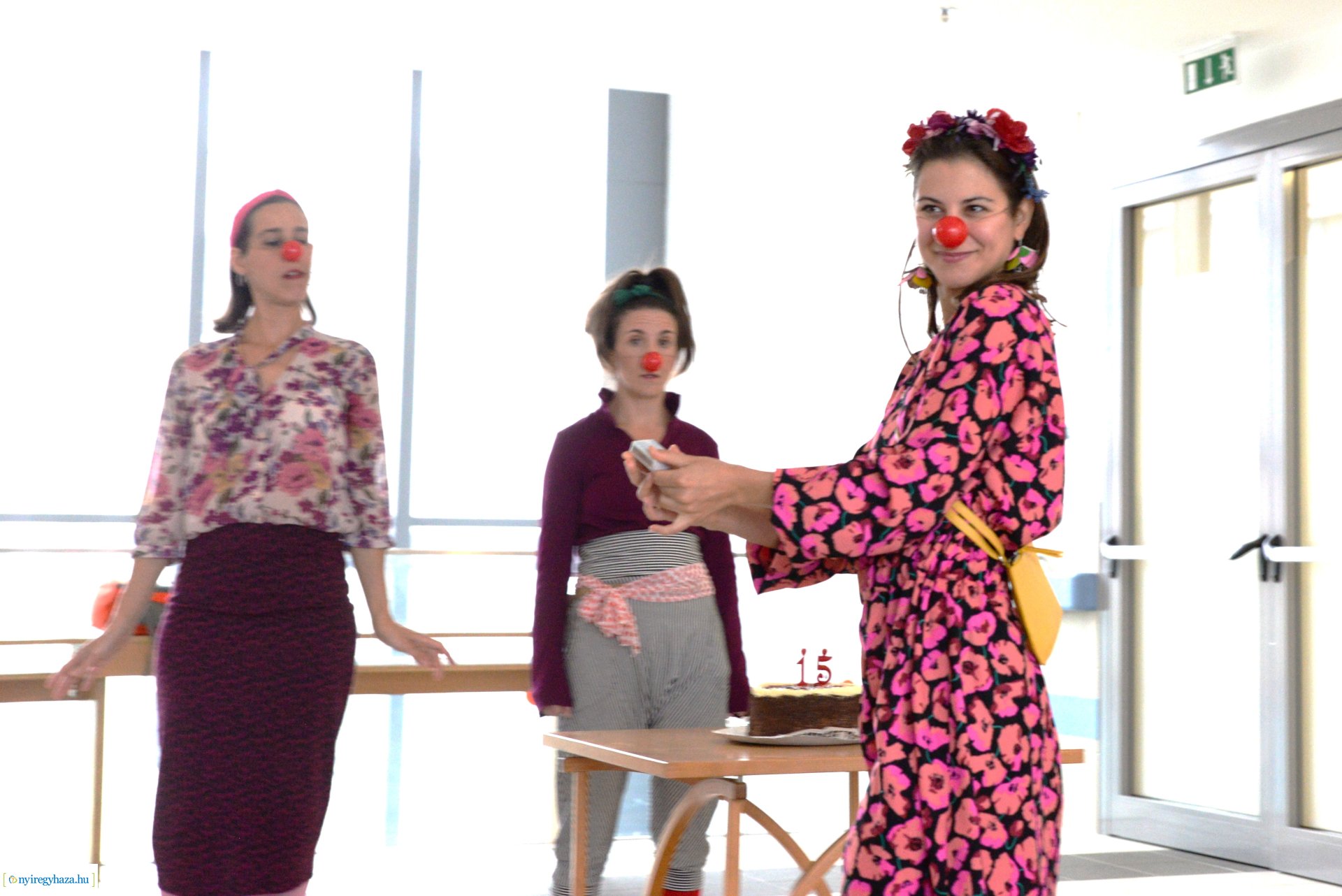 Bohócdoktori vizit a Nyíregyházi Jósa András Tagkórházban