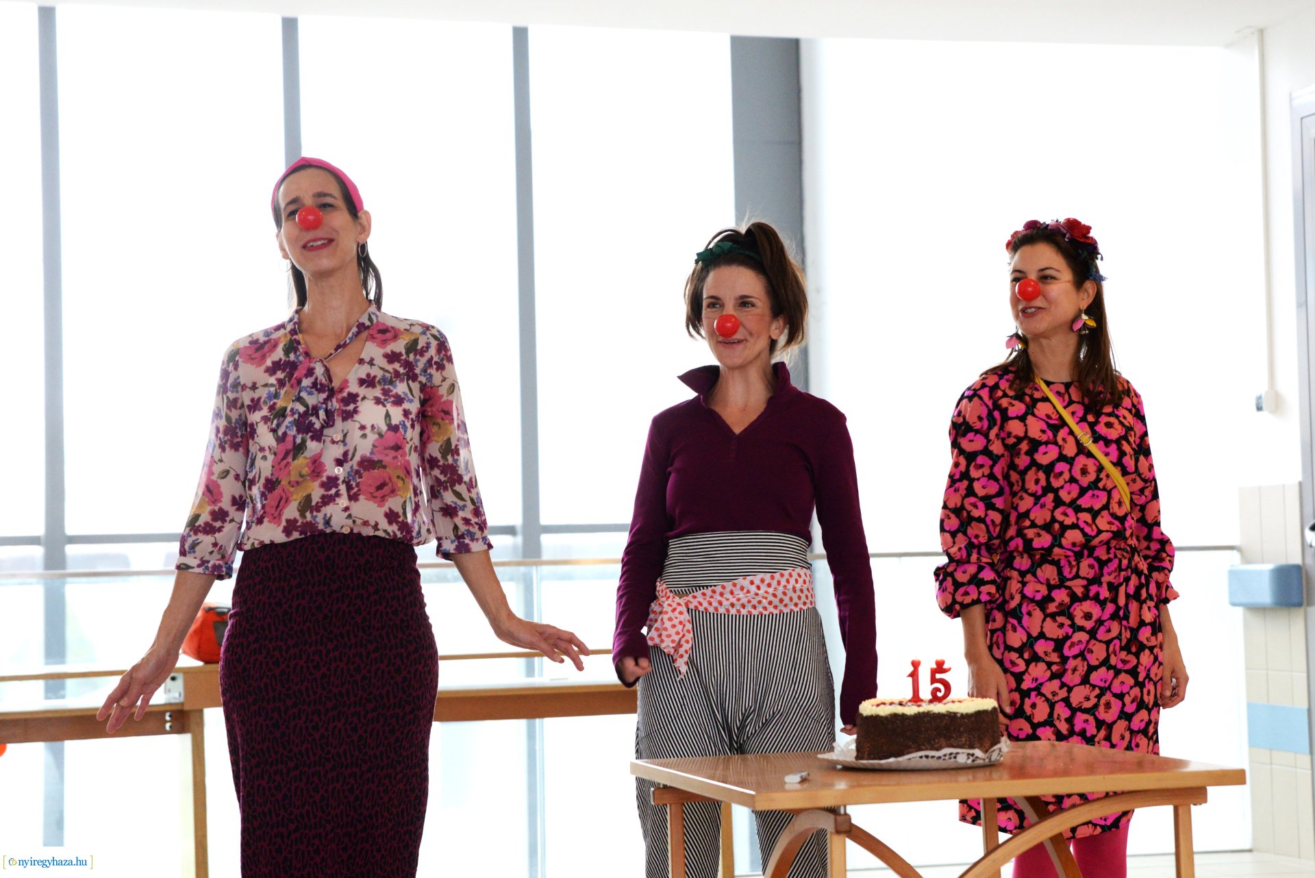 Bohócdoktori vizit a Nyíregyházi Jósa András Tagkórházban