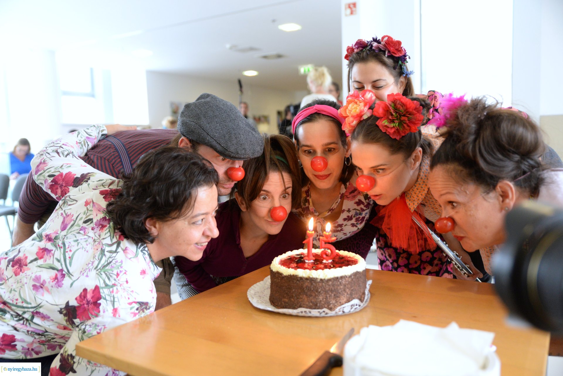 Bohócdoktori vizit a Nyíregyházi Jósa András Tagkórházban