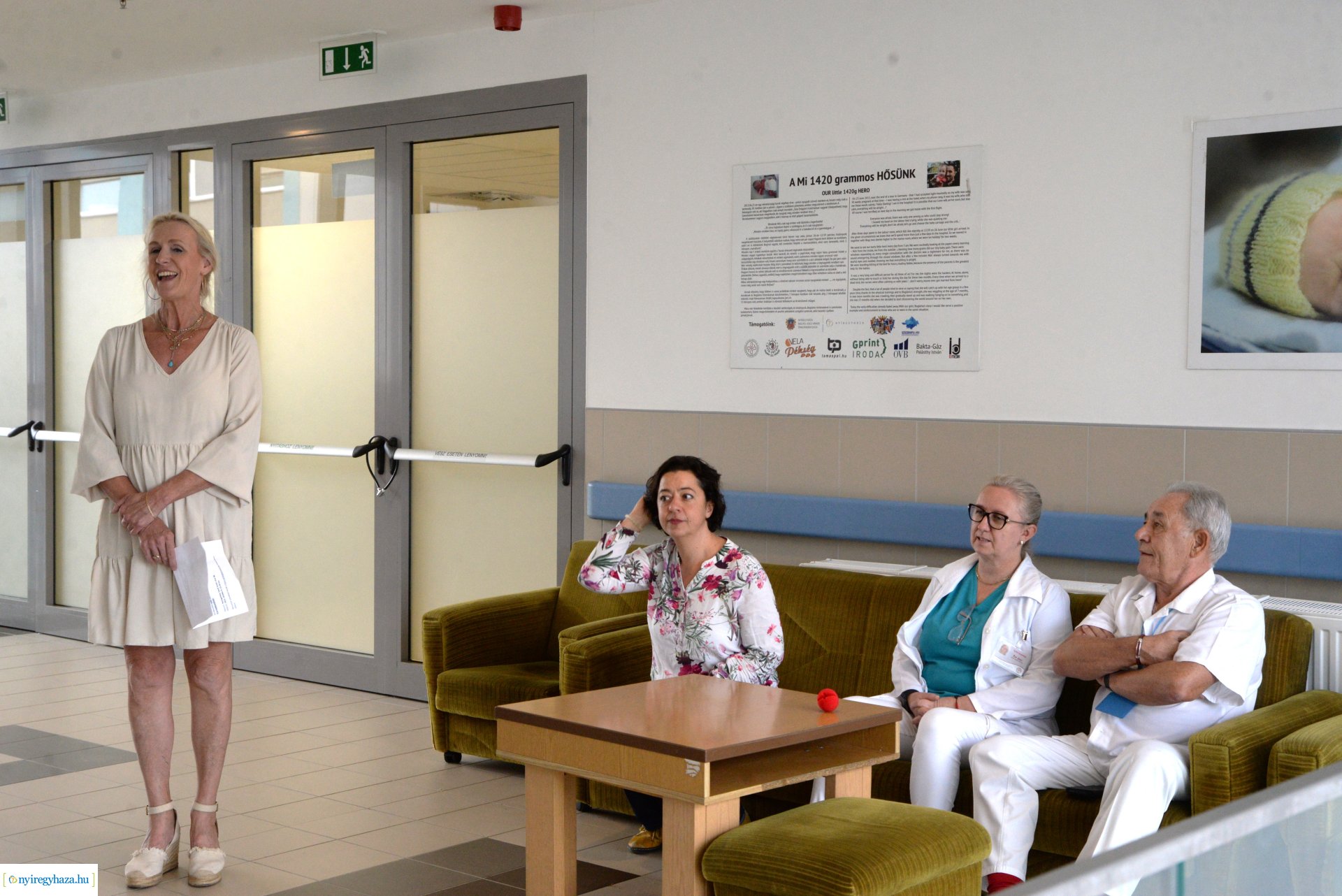 Bohócdoktori vizit a Nyíregyházi Jósa András Tagkórházban