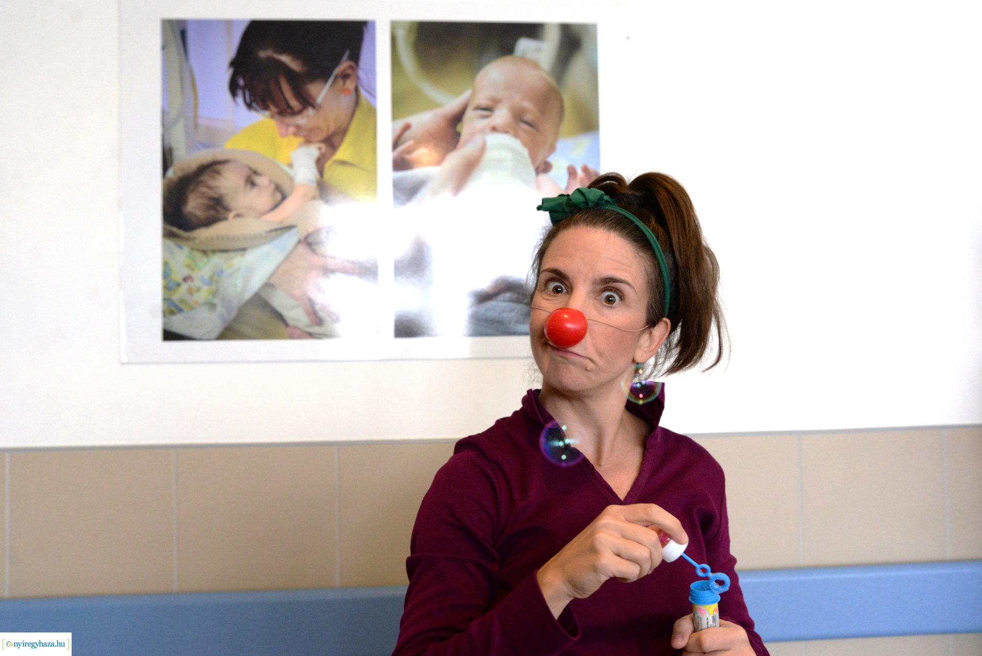 Bohócdoktori vizit a Nyíregyházi Jósa András Tagkórházban