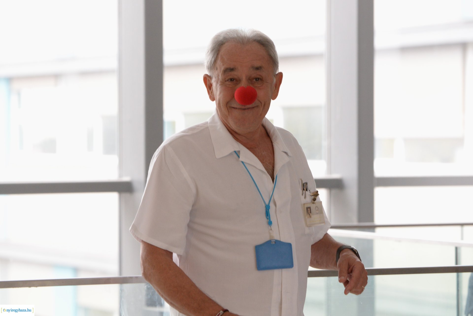 Bohócdoktori vizit a Nyíregyházi Jósa András Tagkórházban