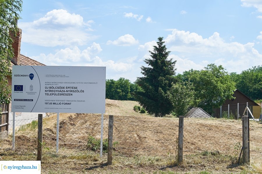 Bölcsőde épül Nyírszőlősön - sajtótájékoztató