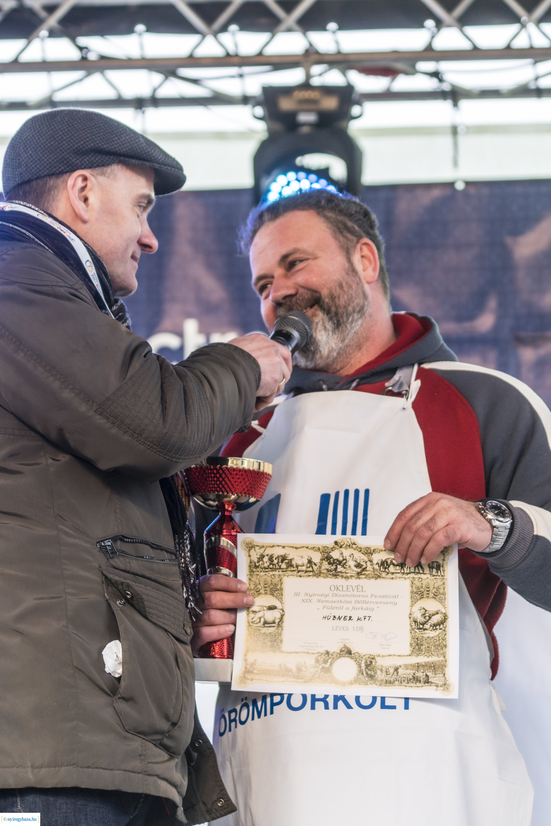 Böllérverseny eredményhírdetése