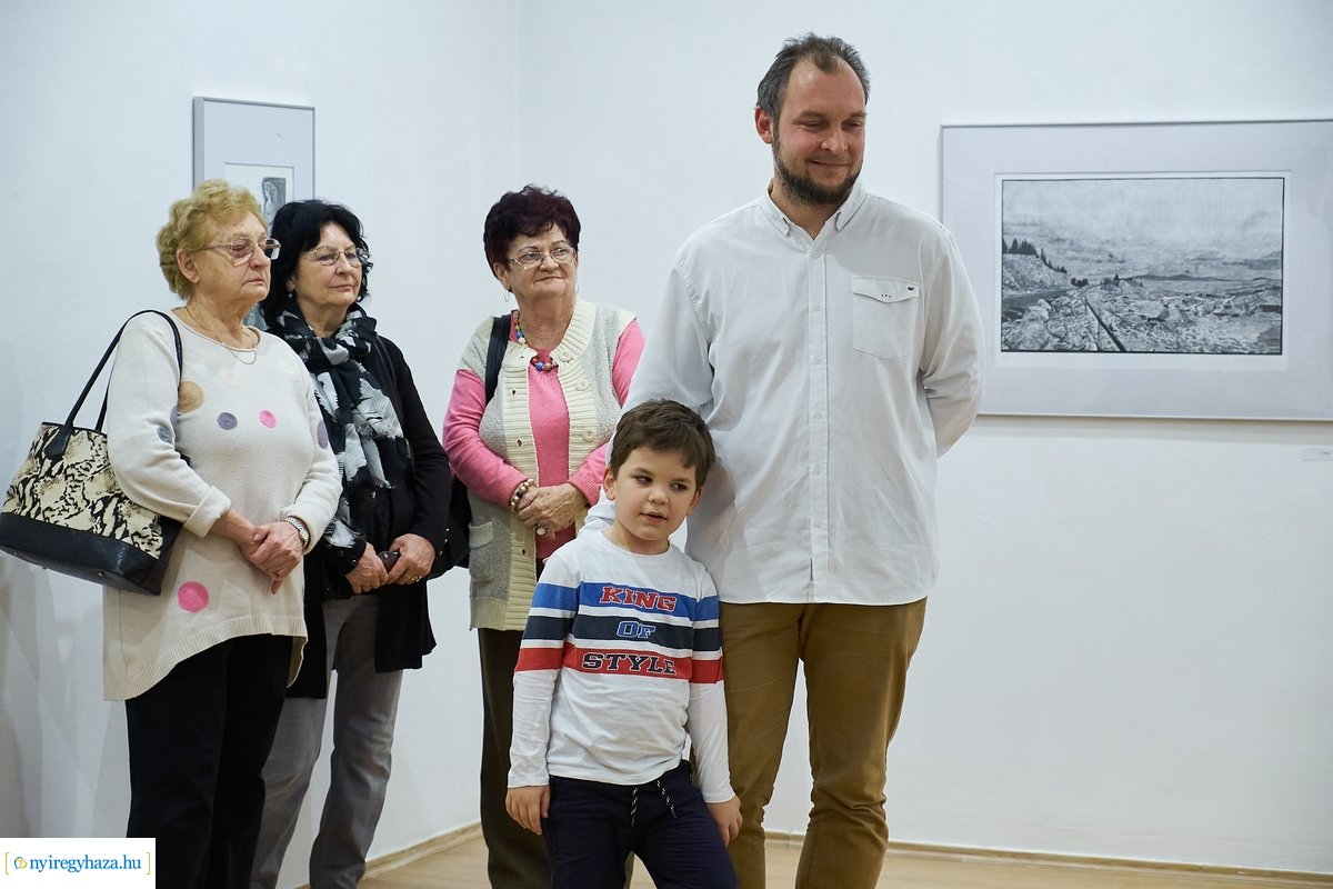 Börcsök Attila grafikusművész kiállítása