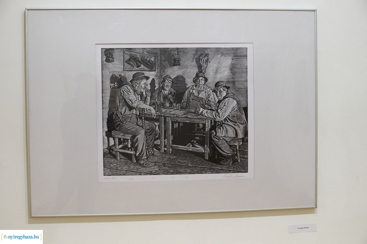 Börcsök Attila grafikusművész kiállítása