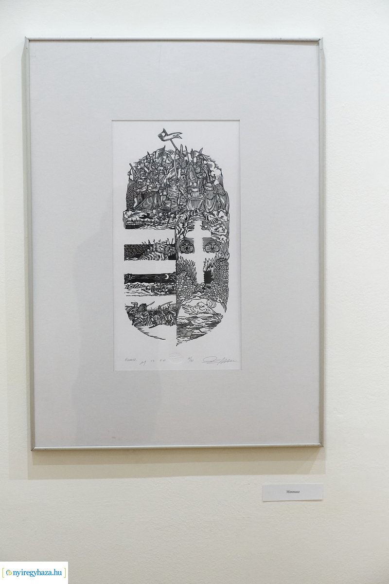 Börcsök Attila grafikusművész kiállítása