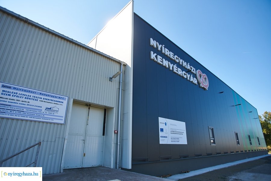 Bővül a kenyérgyár Nyíregyházán