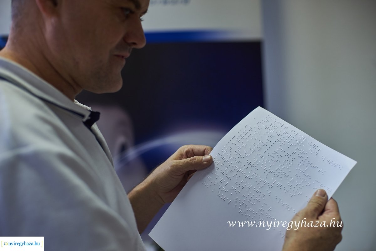 Braille nyomtató a Michelin-től