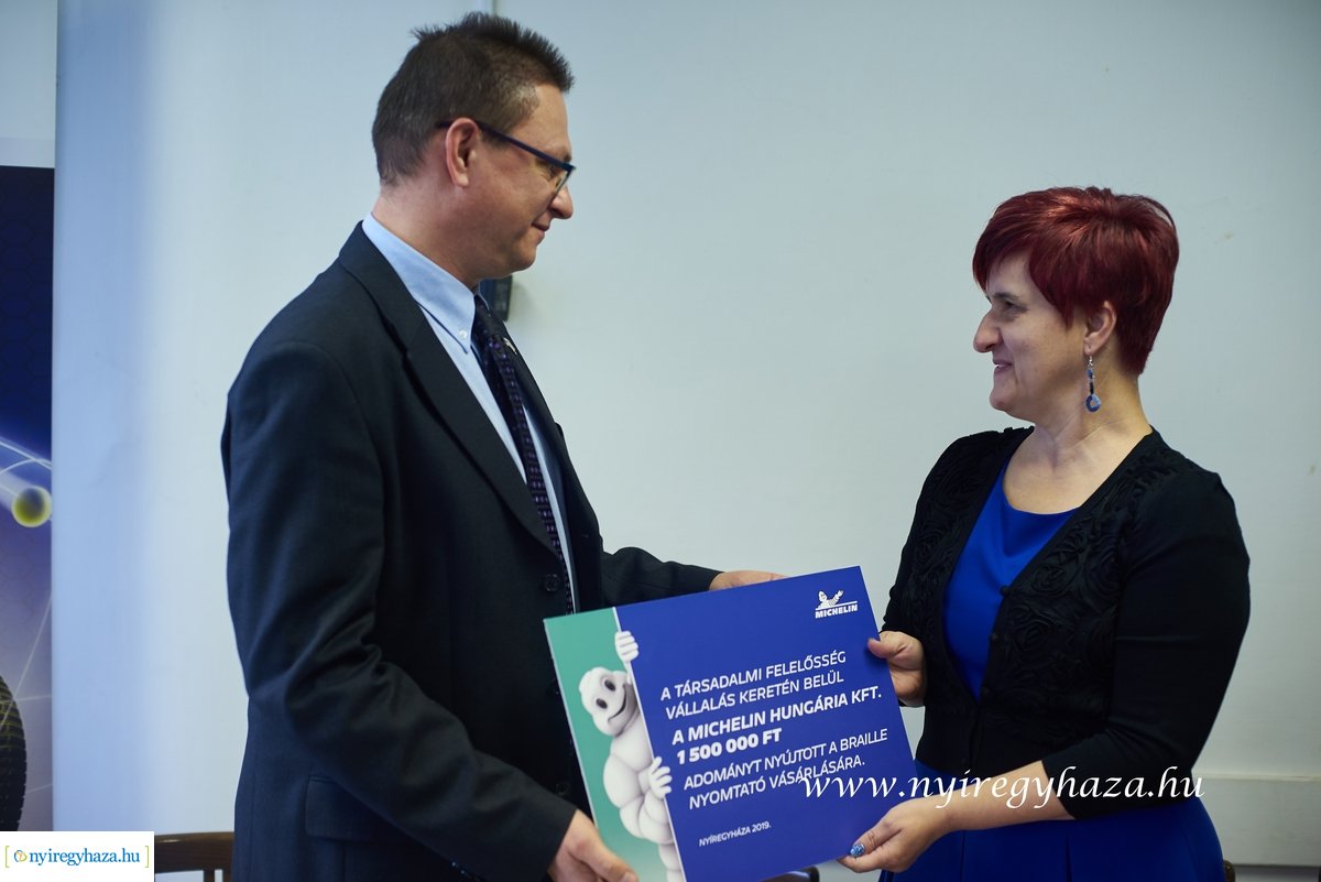 Braille nyomtató a Michelin-től