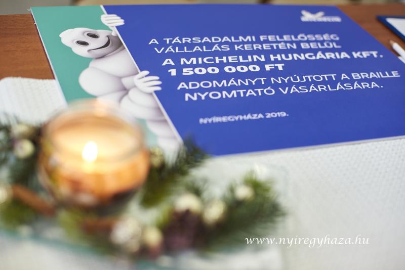 Braille nyomtató a Michelin-től