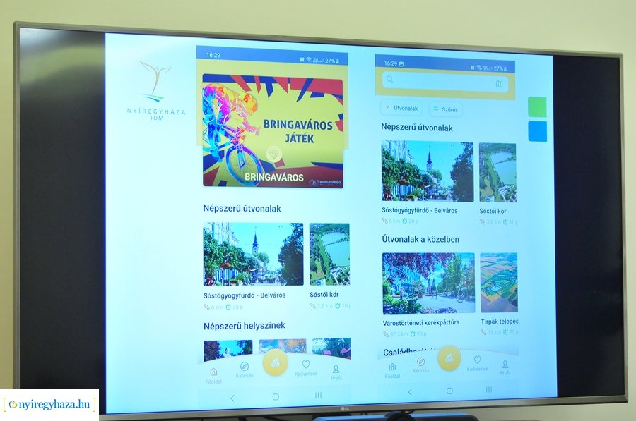 BringaApp ismertetése a Városházán