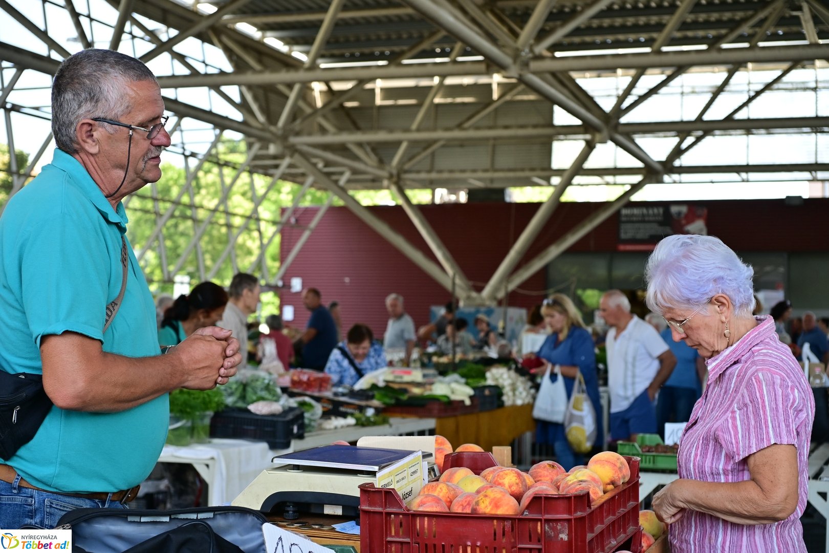 Búza téri piac 2025 júliusában