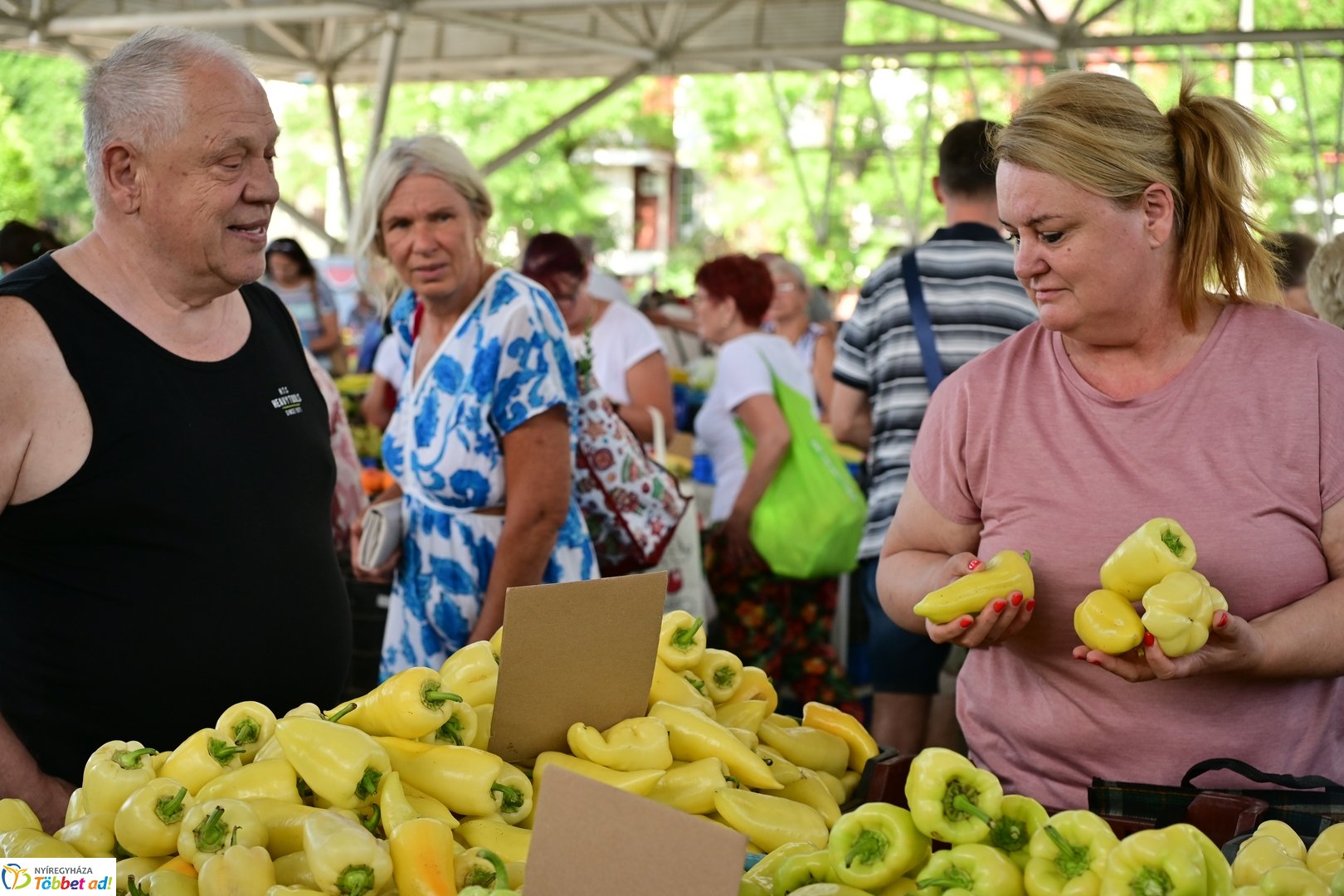 Búza téri piac 2025 júliusában
