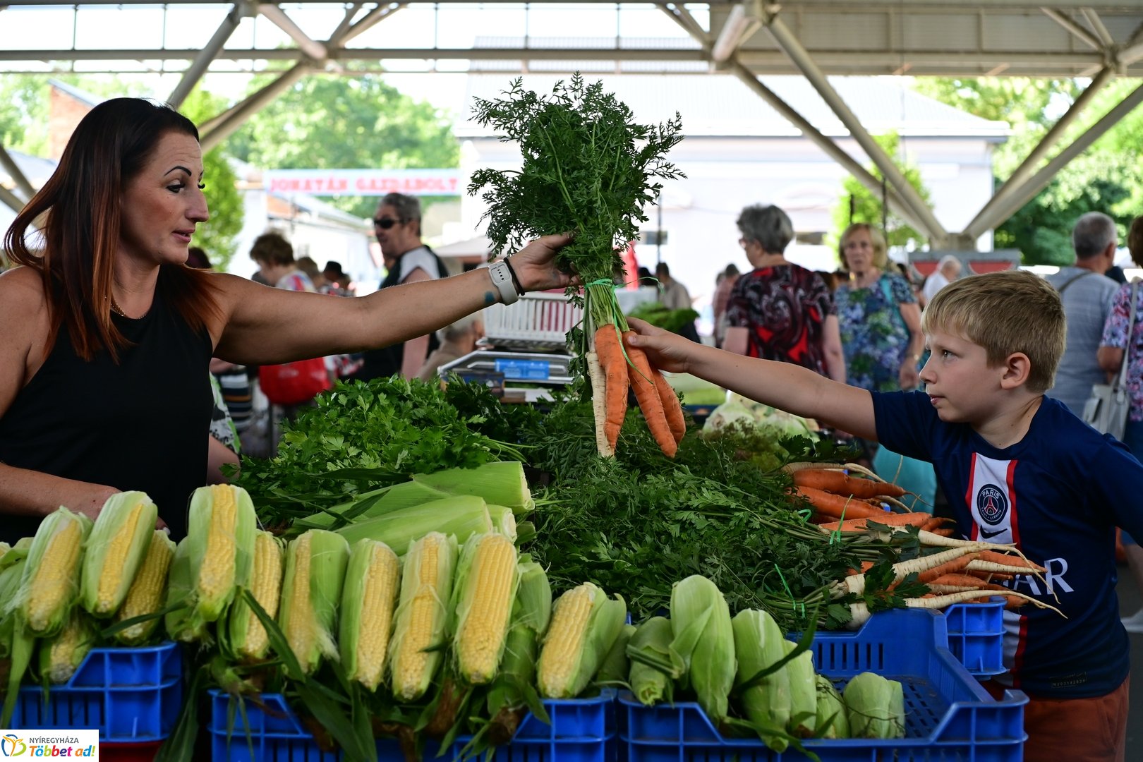 Búza téri piac 2025 júliusában