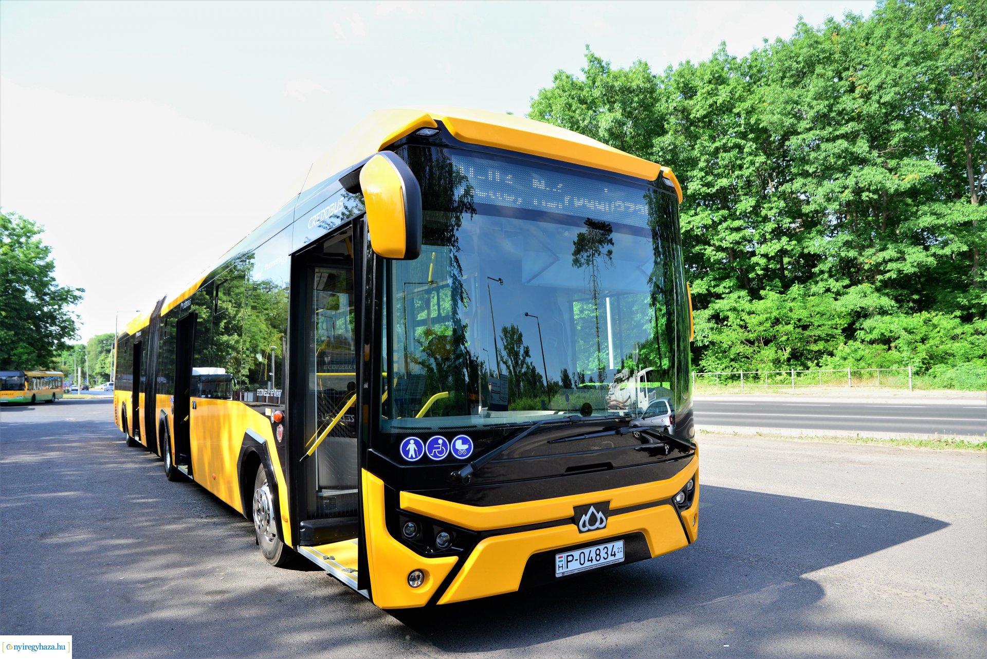 Credobuszt tesztelnek Nyíregyházán