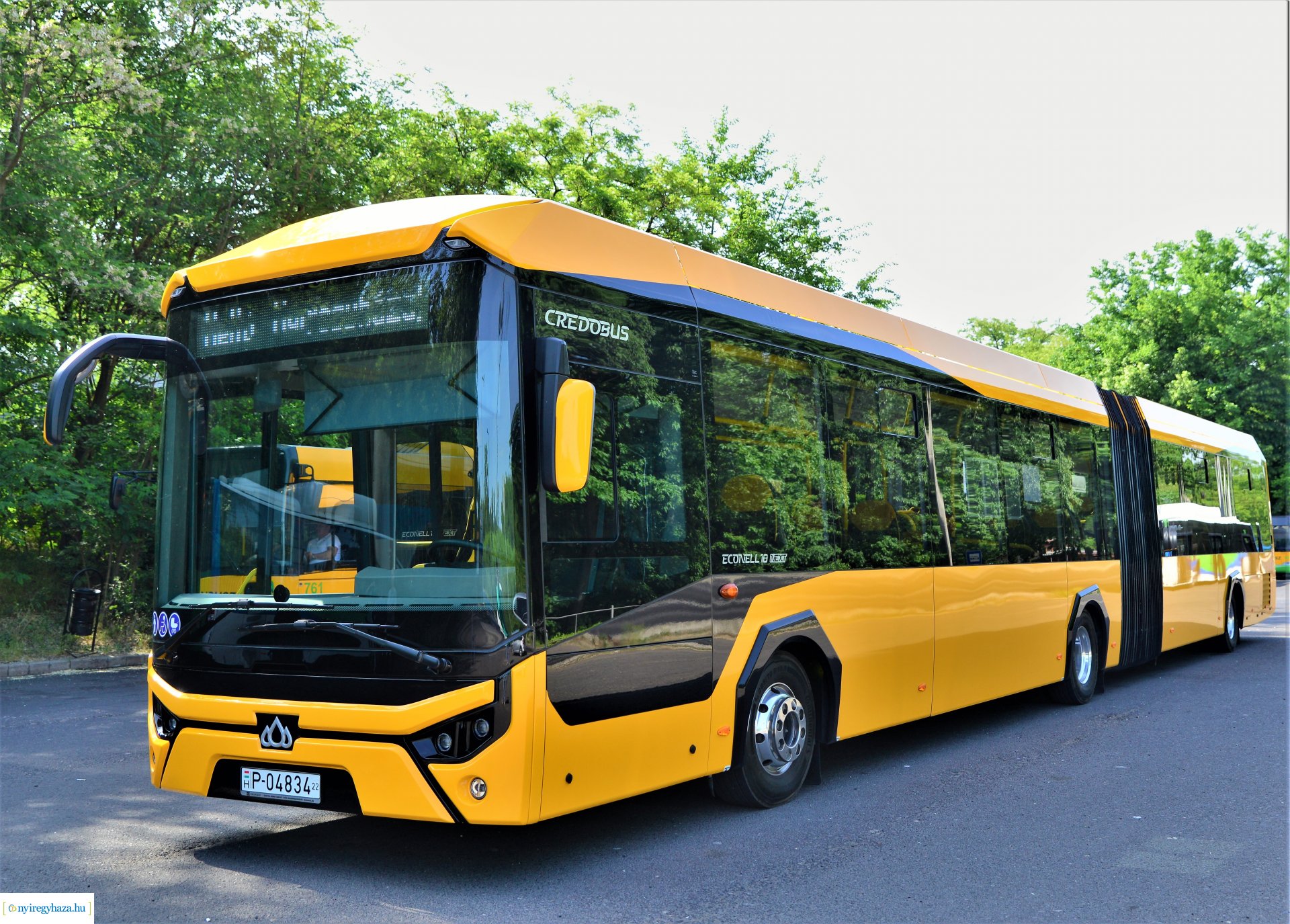 Credobuszt tesztelnek Nyíregyházán