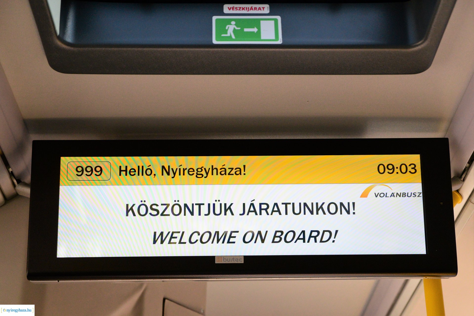 Credobuszt tesztelnek Nyíregyházán