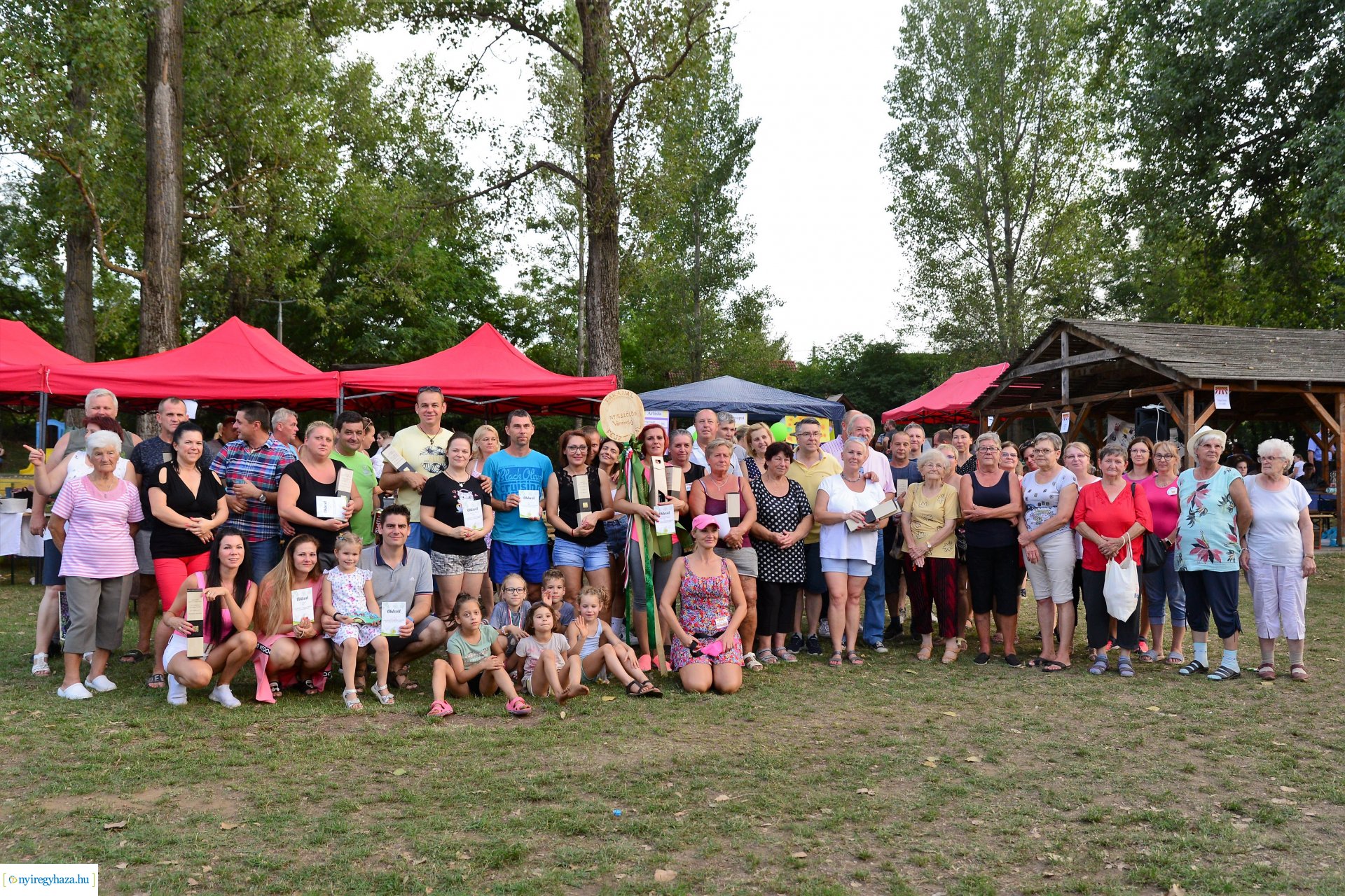 Családi és sport nap Nyírszőlős  közösségi parkjában