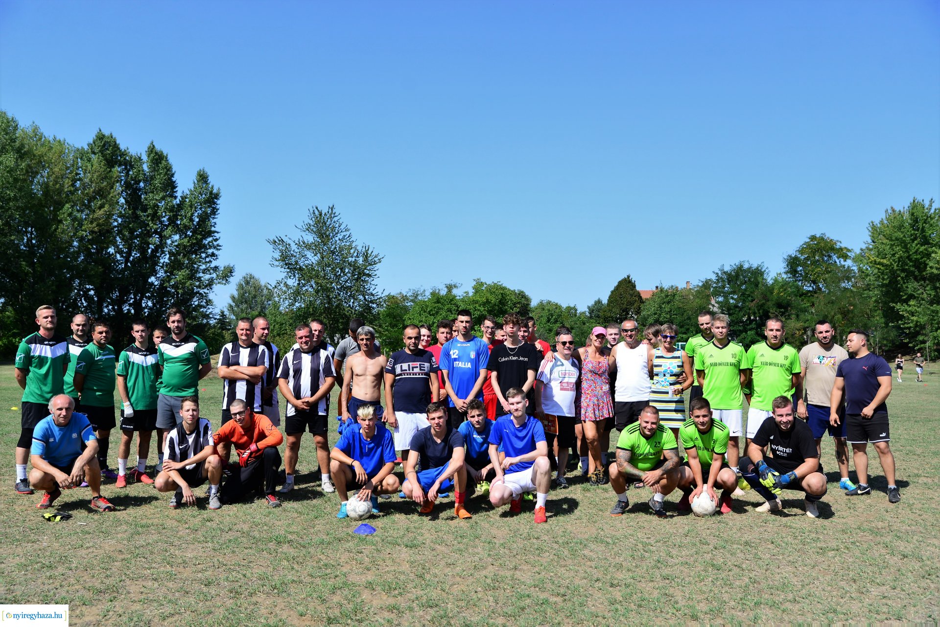 Családi és sport nap Nyírszőlős  közösségi parkjában