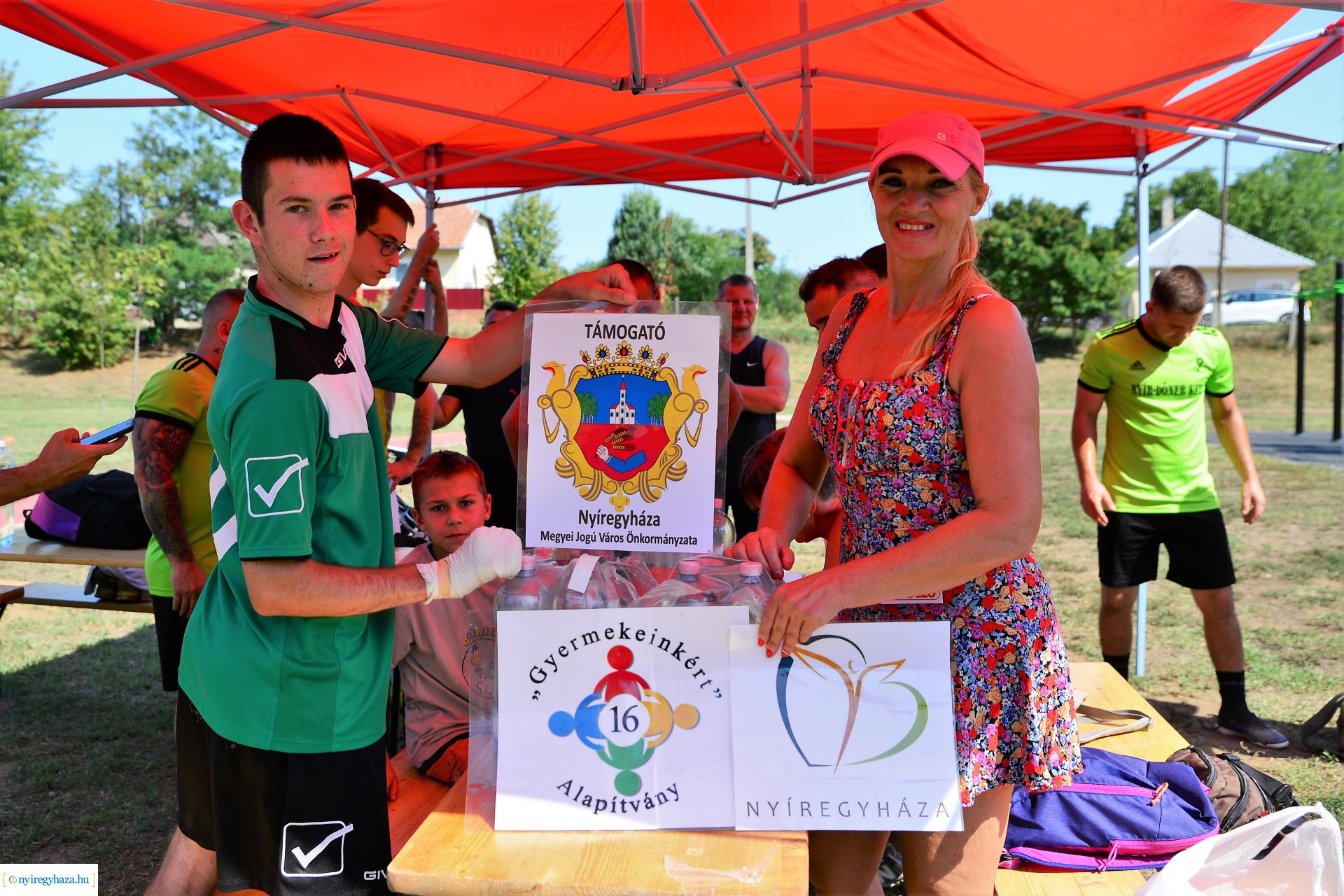 Családi és sport nap Nyírszőlős  közösségi parkjában