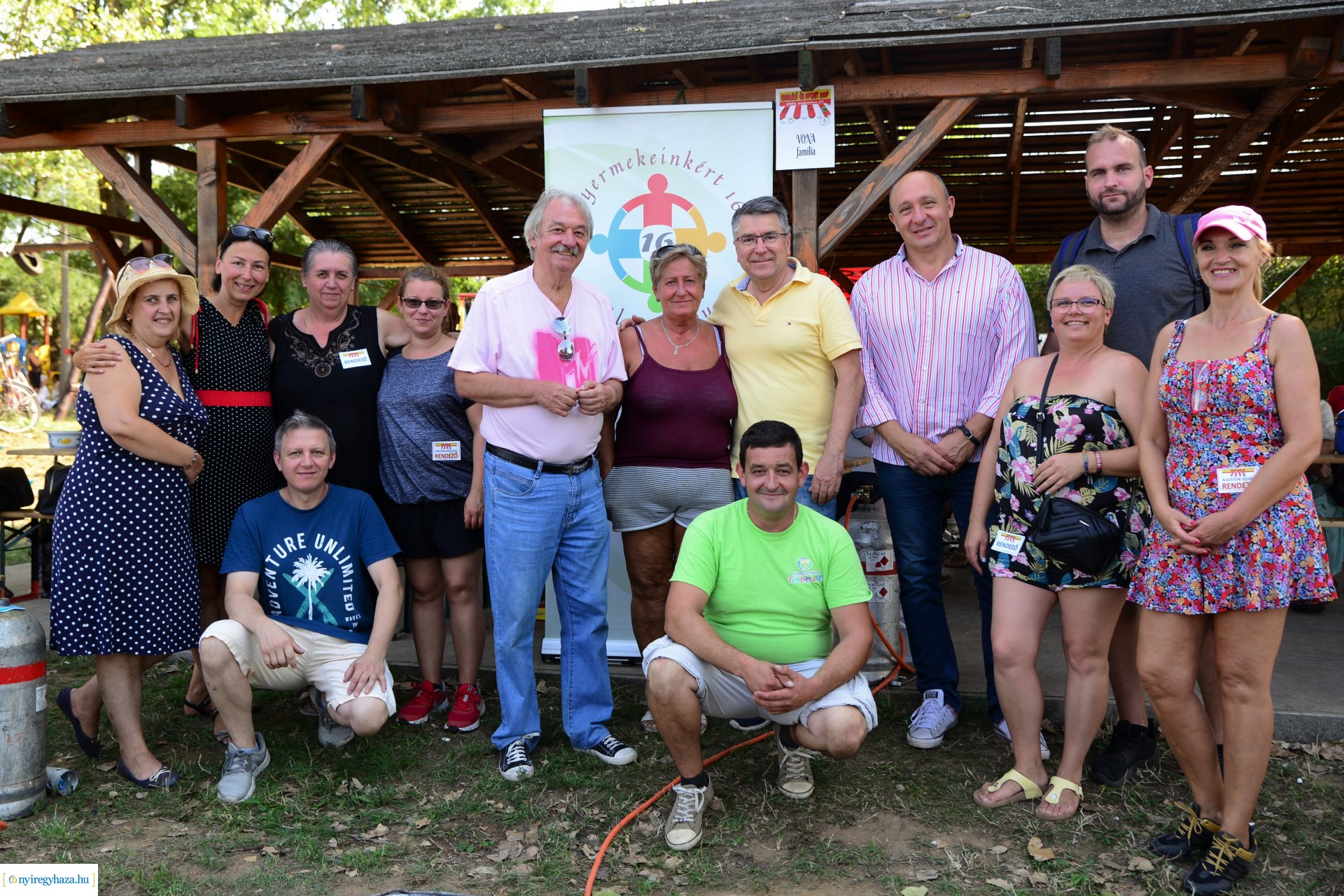 Családi és sport nap Nyírszőlős  közösségi parkjában