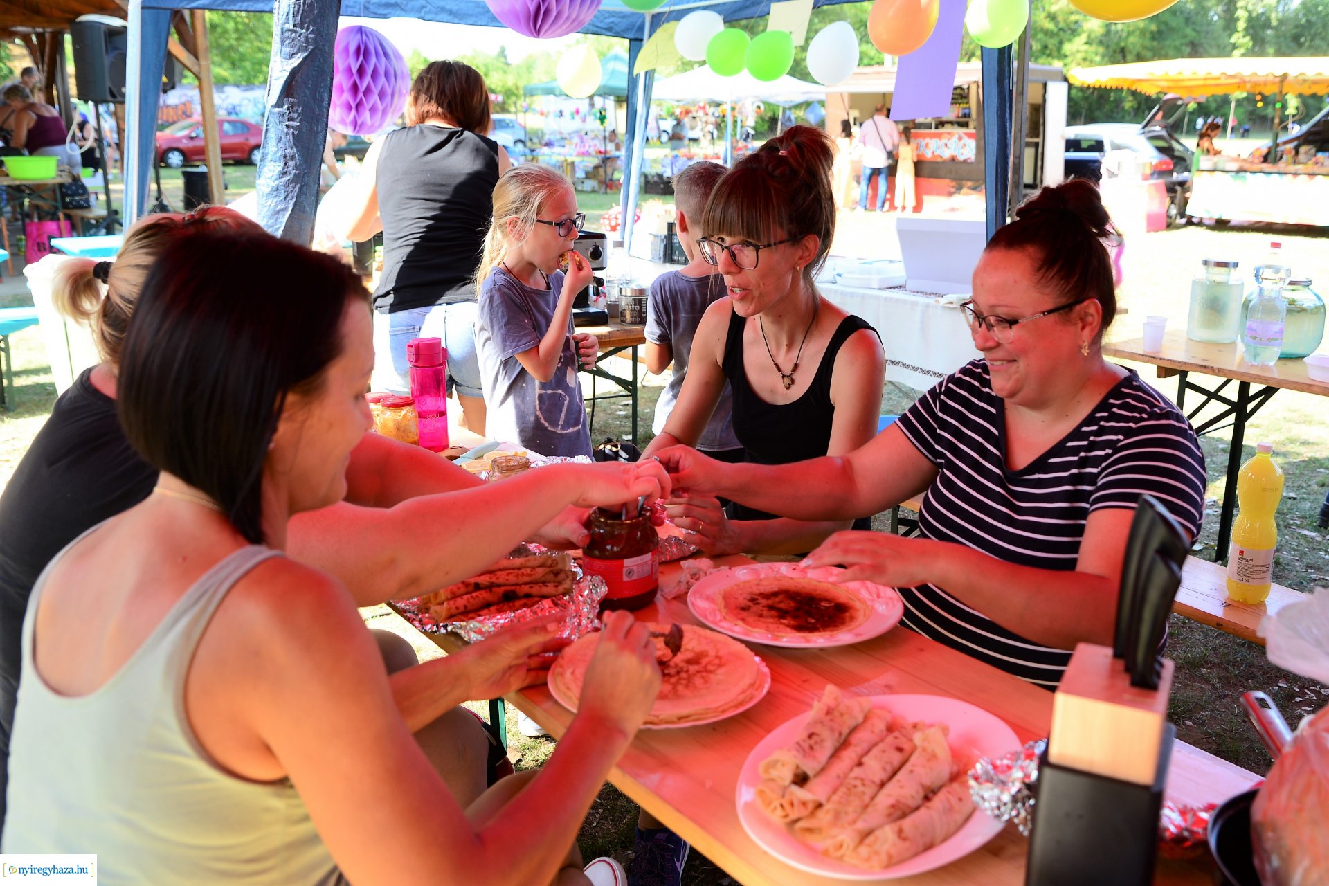 Családi és sport nap Nyírszőlős  közösségi parkjában