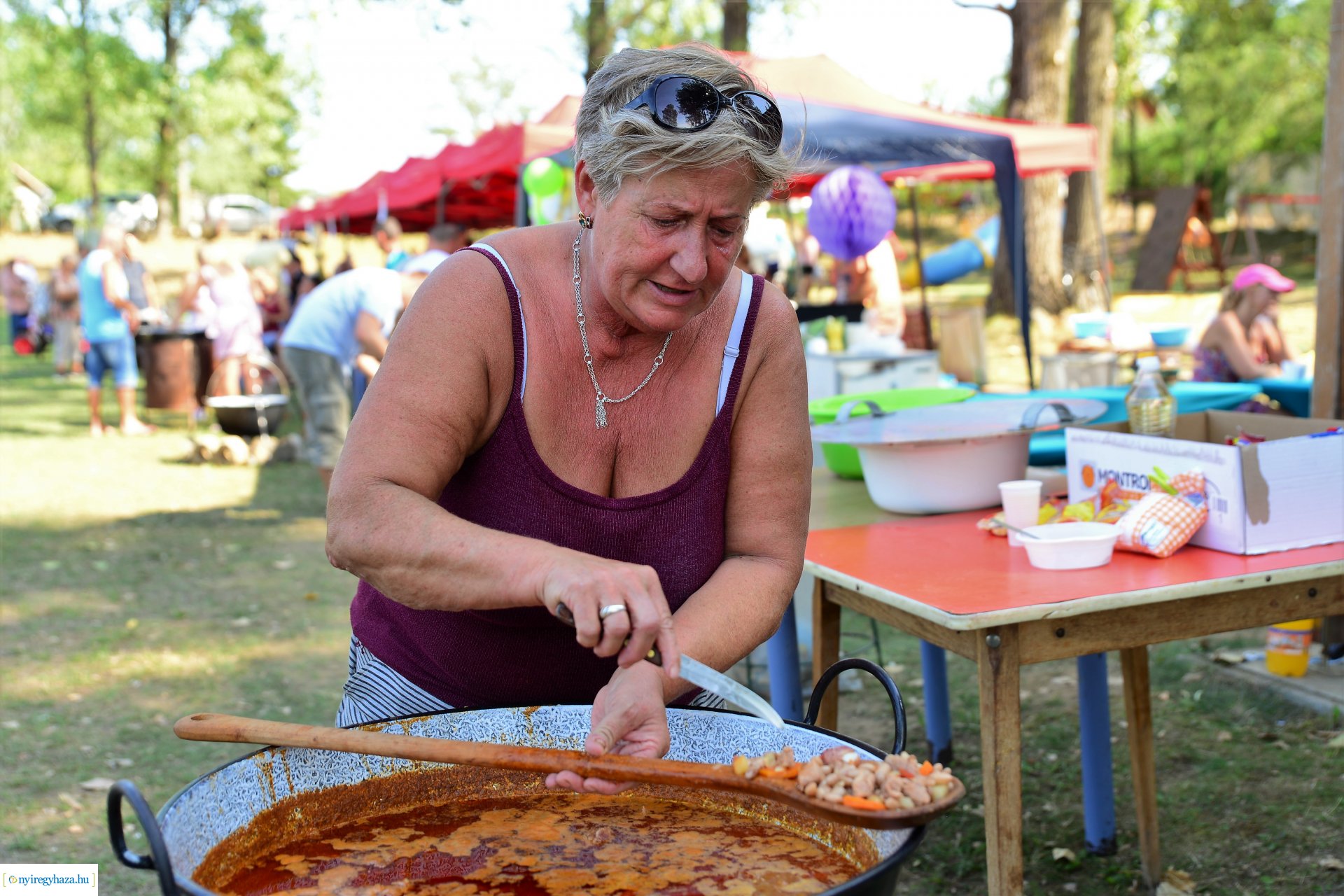 Családi és sport nap Nyírszőlős  közösségi parkjában