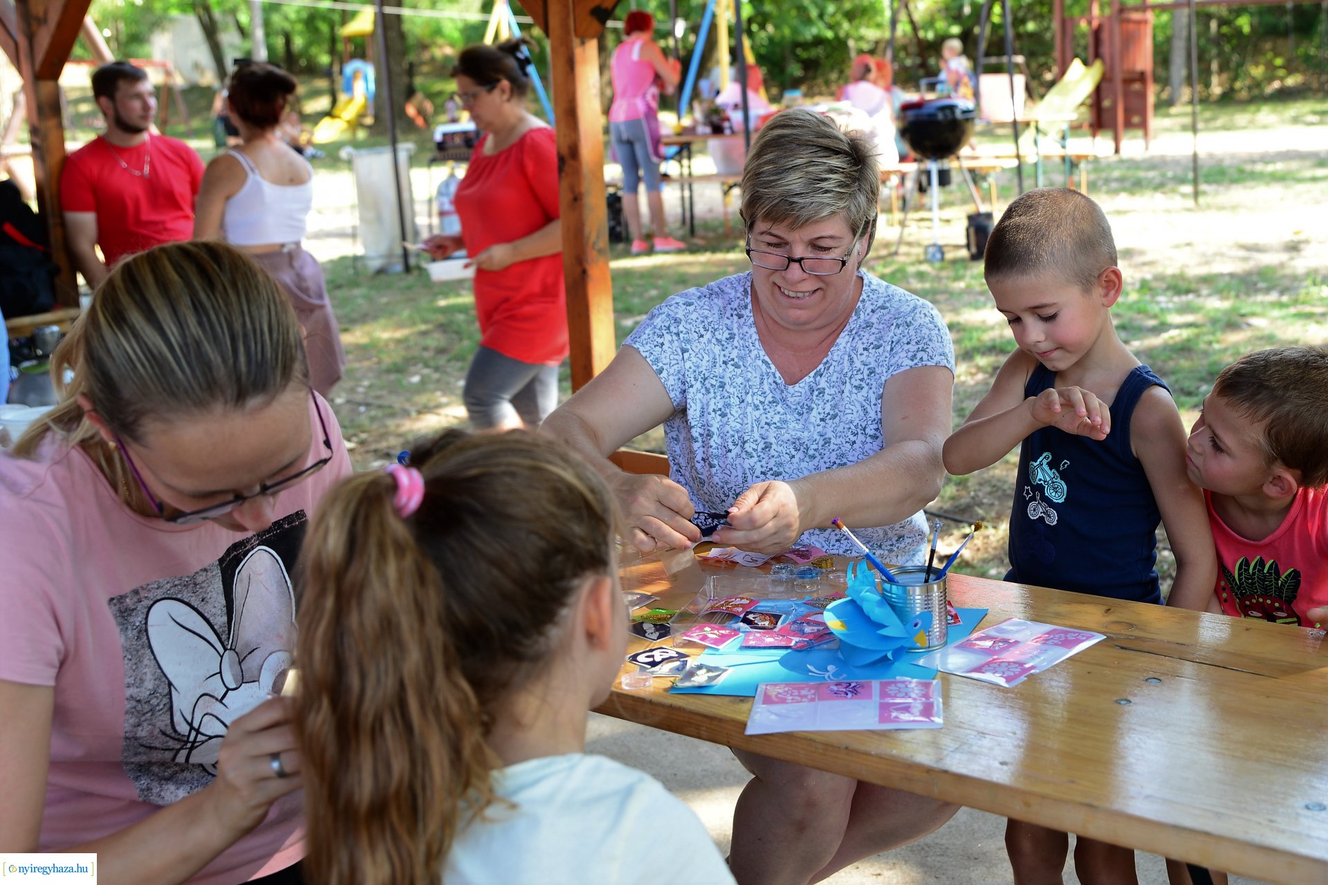 Családi és sport nap Nyírszőlős  közösségi parkjában