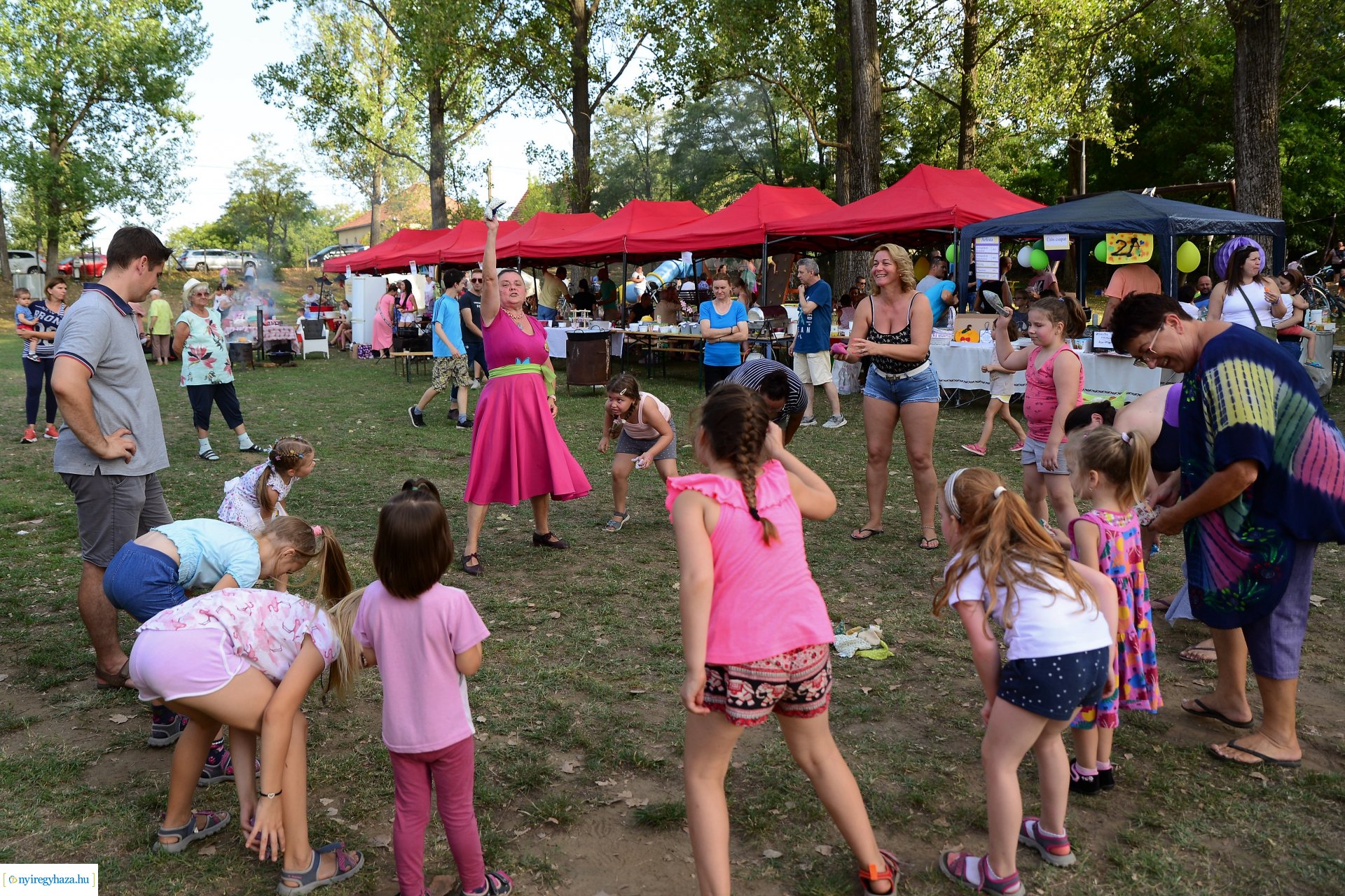 Családi és sport nap Nyírszőlős  közösségi parkjában
