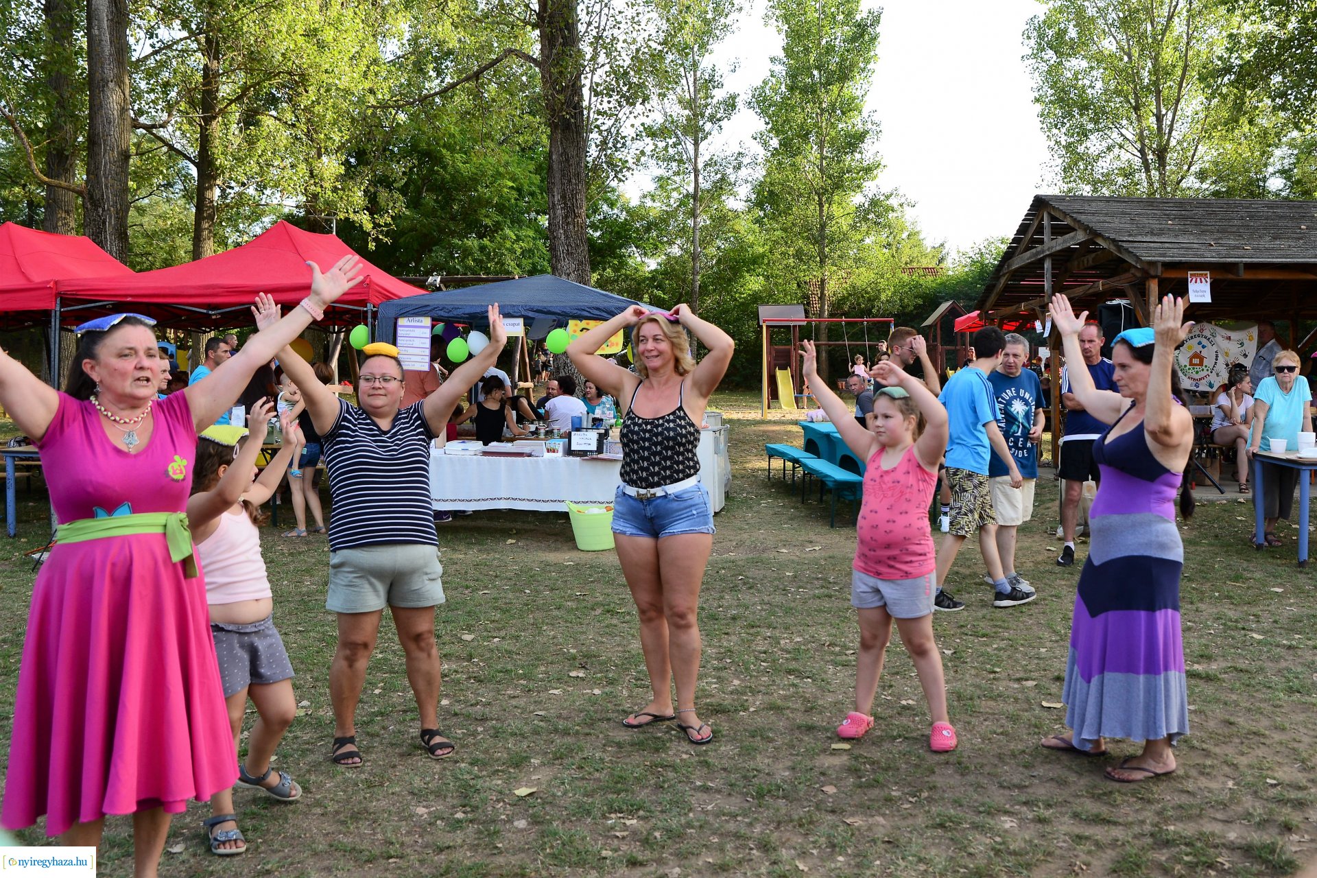Családi és sport nap Nyírszőlős  közösségi parkjában